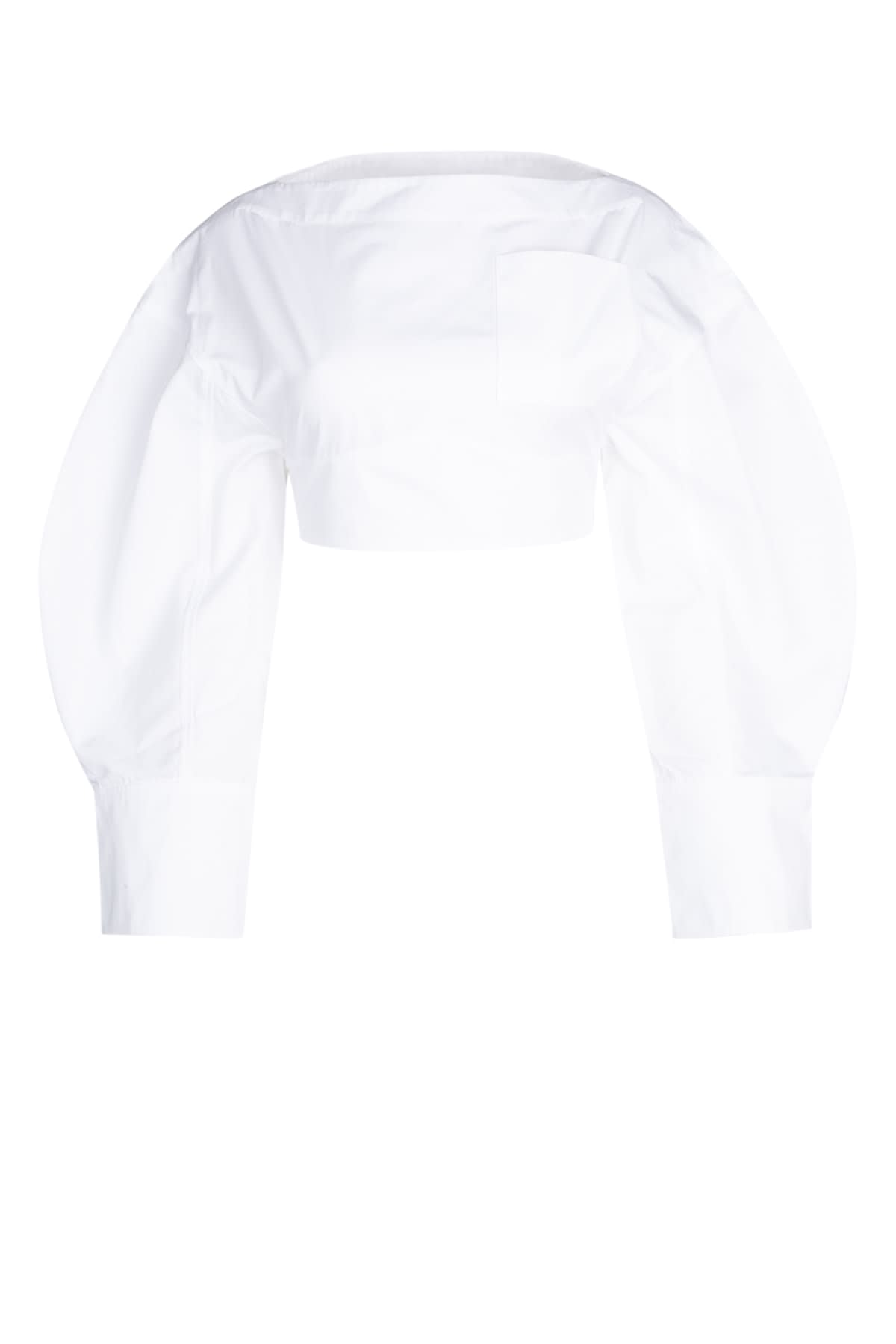 Shop Jacquemus Le Haut Casaco In White