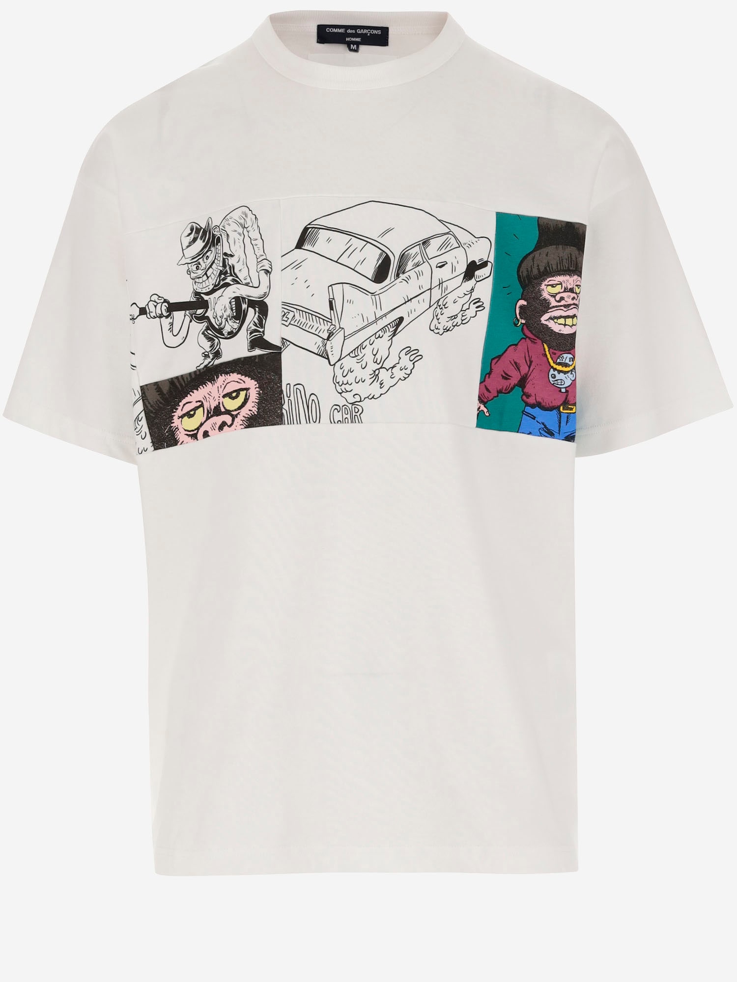 Comme des Garçons Cotton T-shirt With Graphic Print