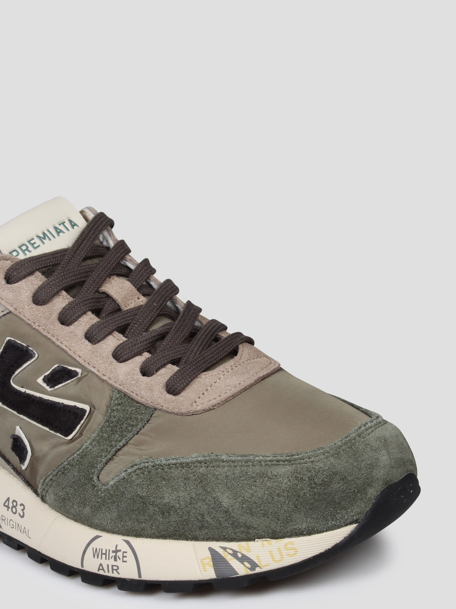 Shop Premiata Mick 6870 Sneakers In Green