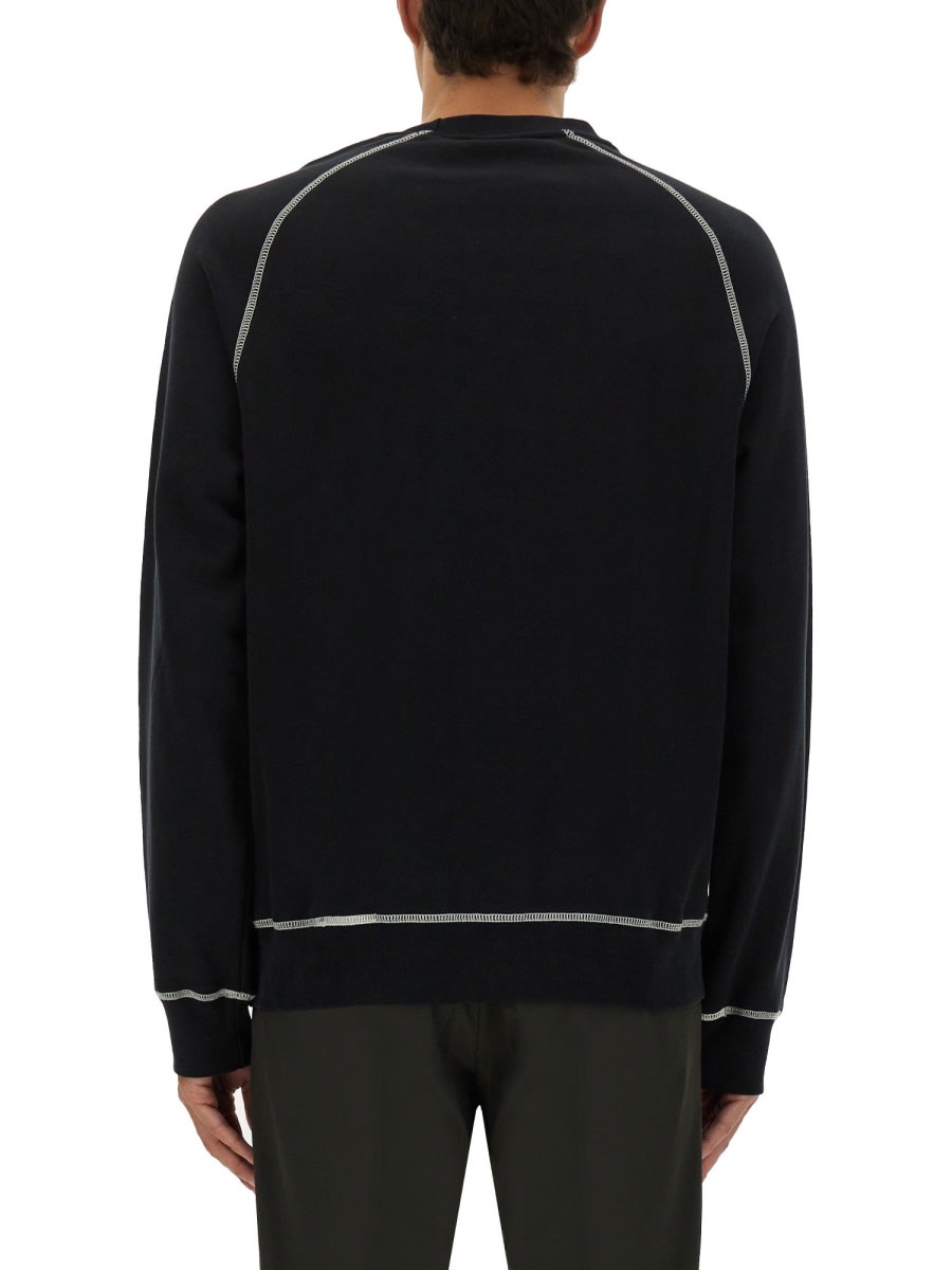 Ps By Paul Smith Ps Paul Smith Sweatshirt With Embroidery Ps Happy In Black