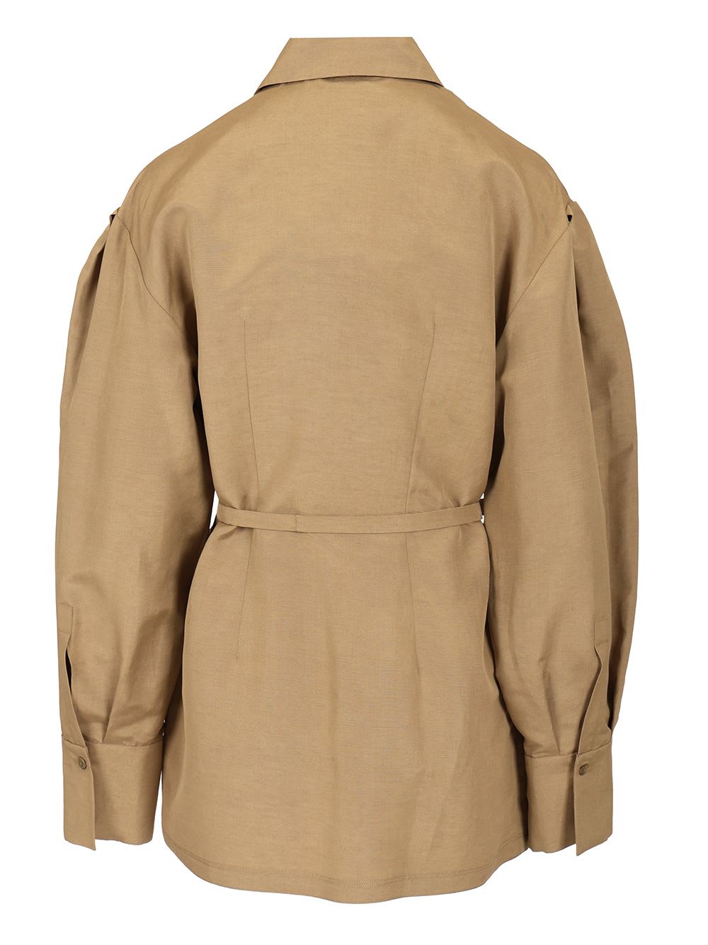 Max Mara Affari Oversized Belted Shirt