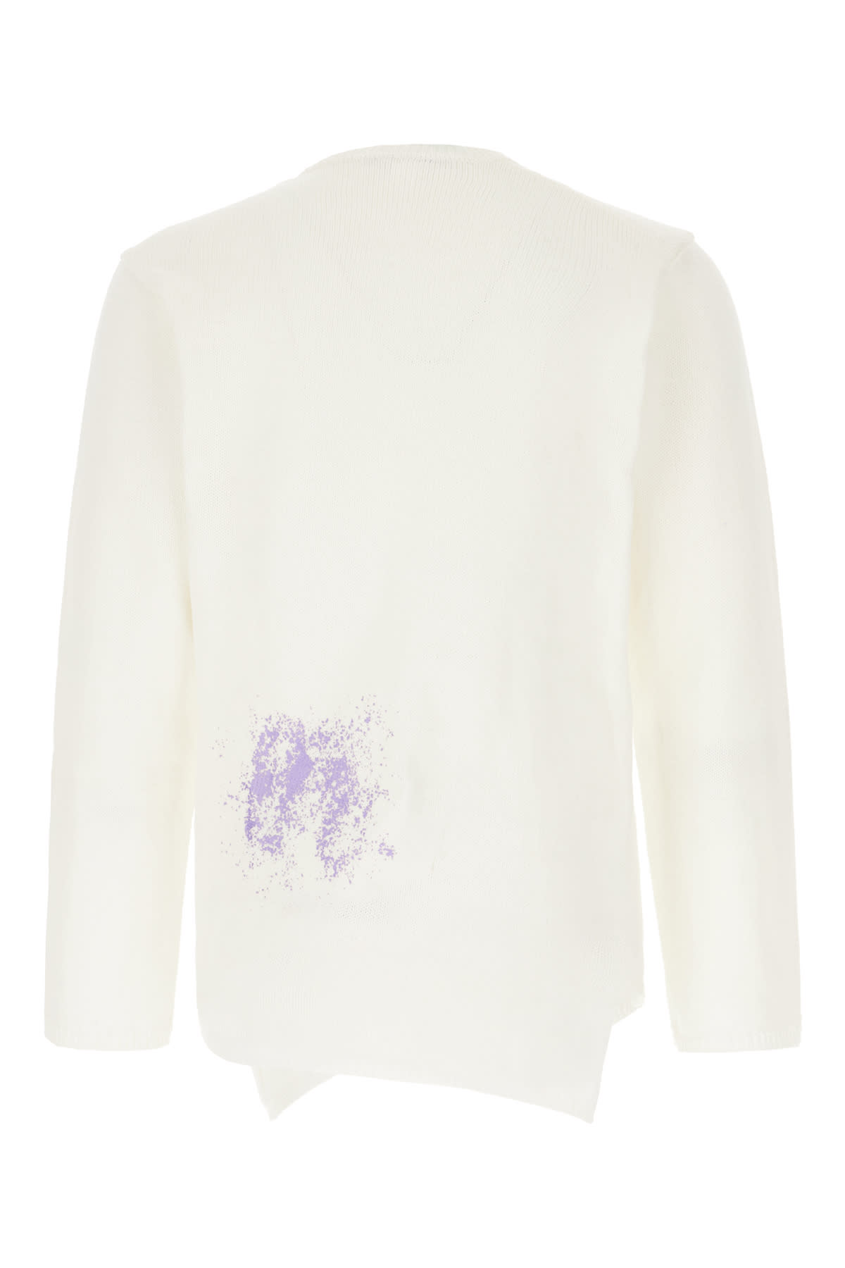 Shop Comme Des Garçons Shirt White Polyester Sweater In 1