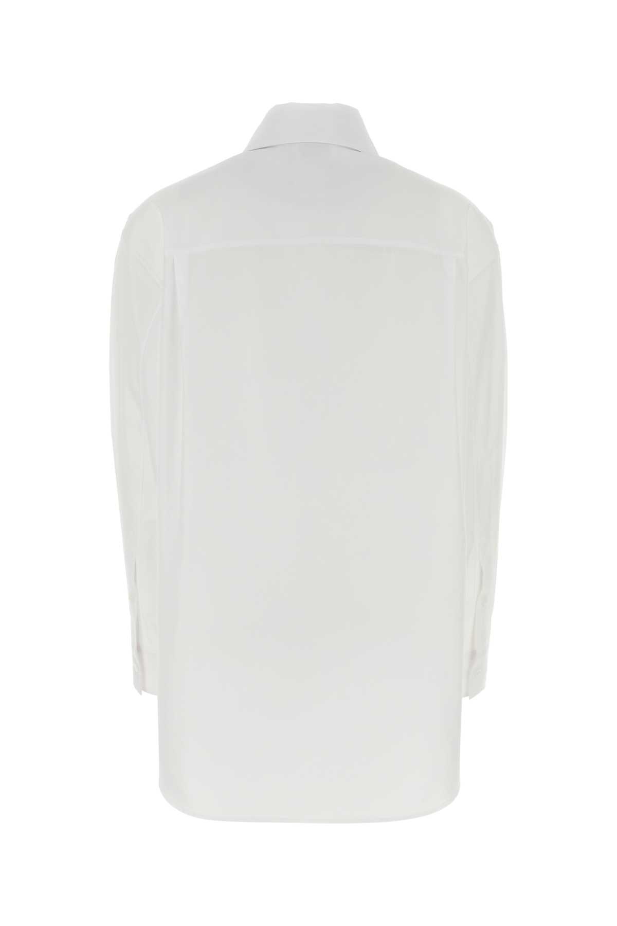 Alexander Mcqueen Mcqueen Tuxedo Shirt In Opticalwhite