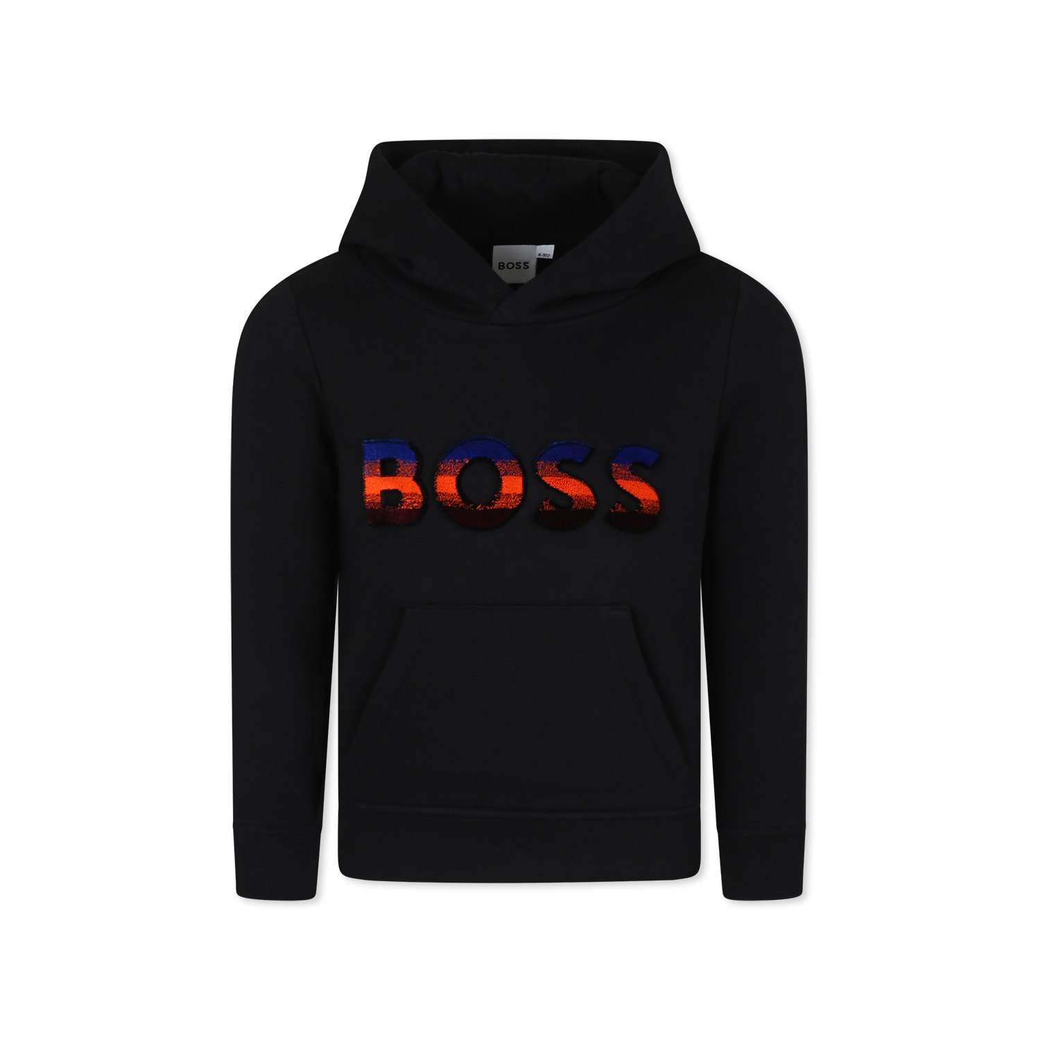 Shop Hugo Boss Black Sweatshirt For Boy With Logo