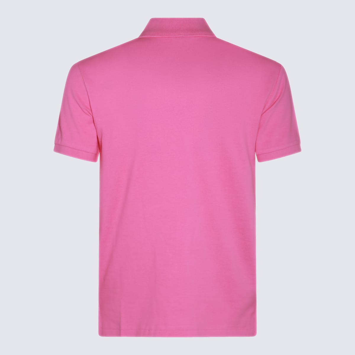 Shop Polo Ralph Lauren Pink Cotton Polo Shirt In Dalia Pink
