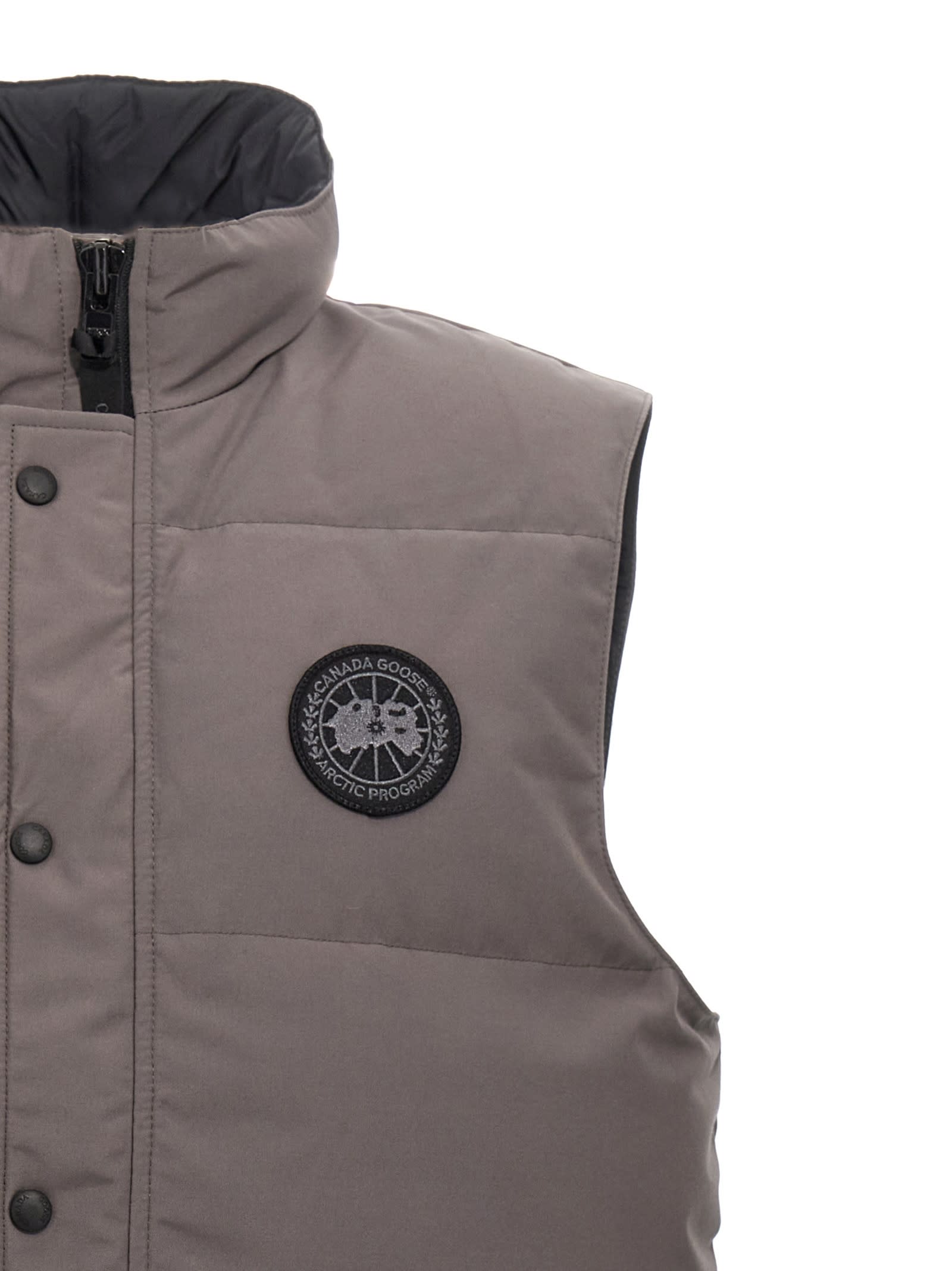 Shop Canada Goose Garson Vest In Gray