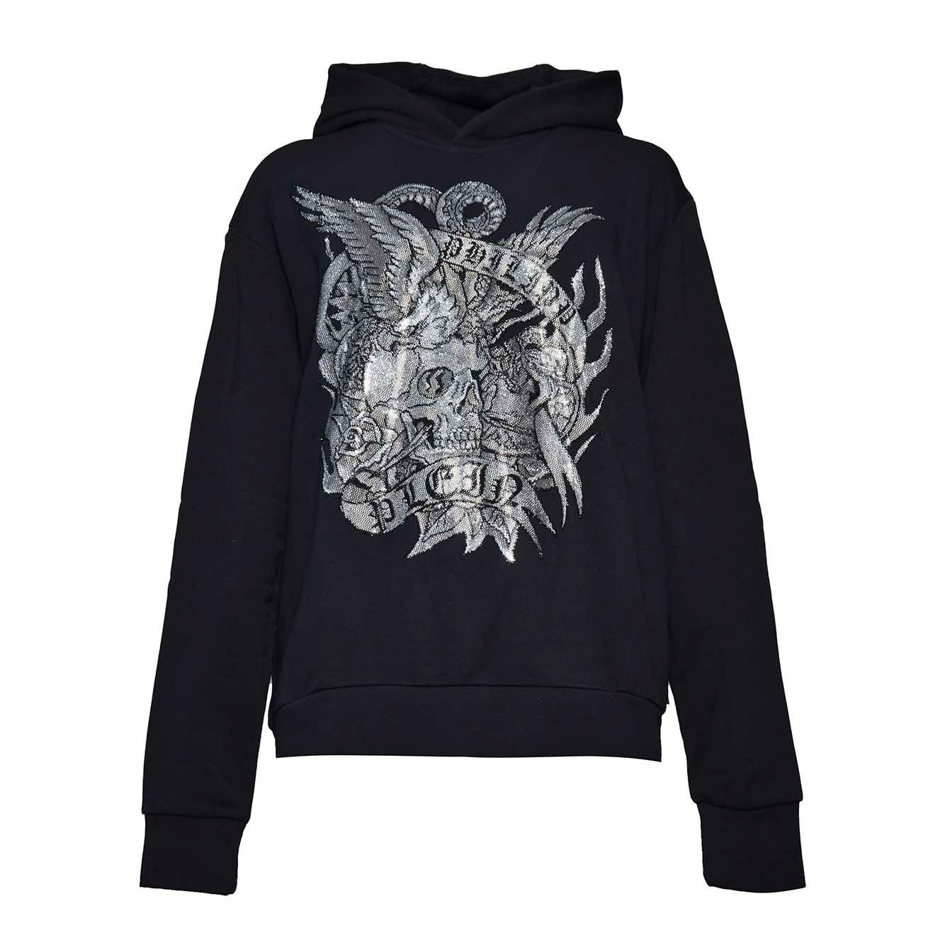 Tattoo Embellished Hoodie