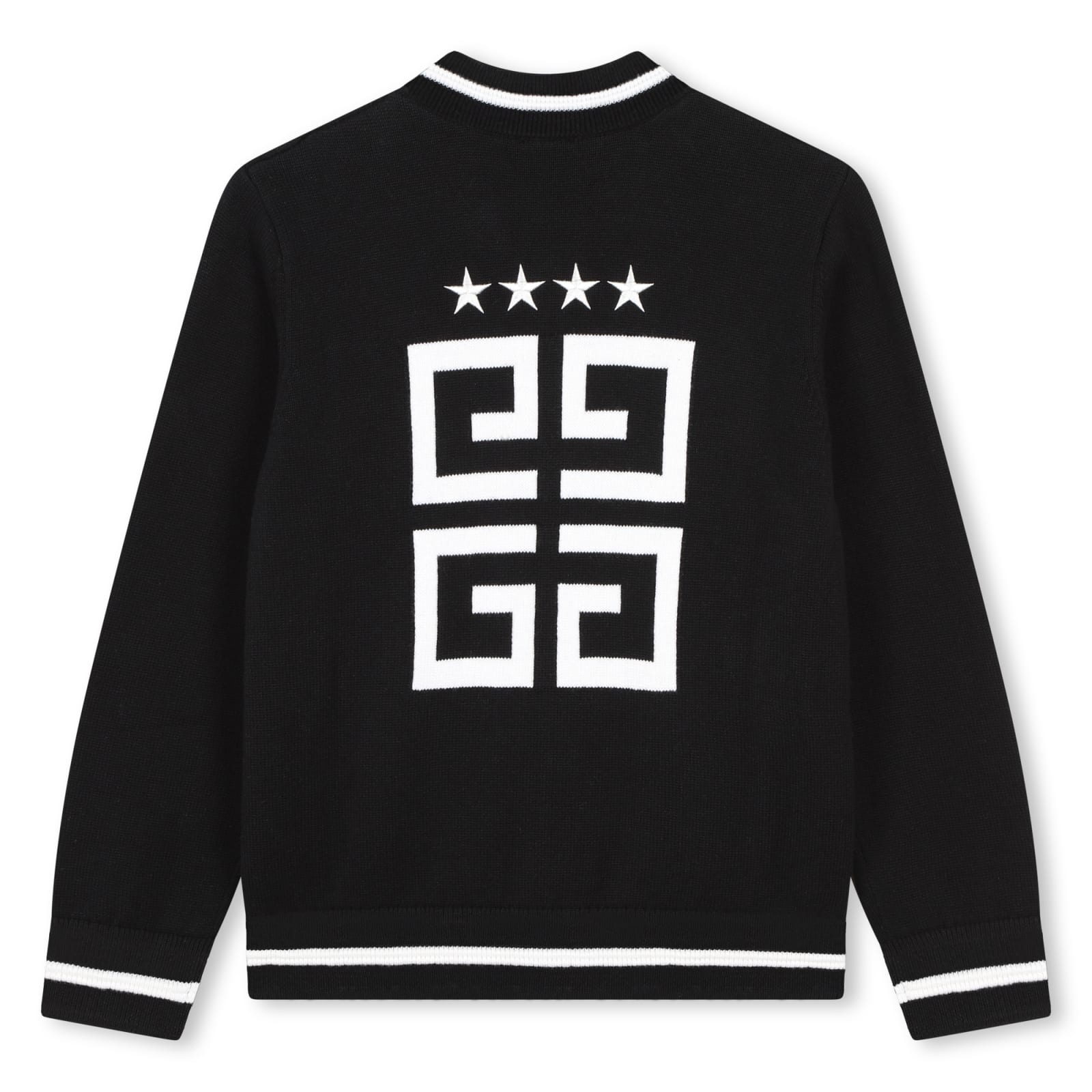 Shop Givenchy Felpa Con Logo E Zip In Black