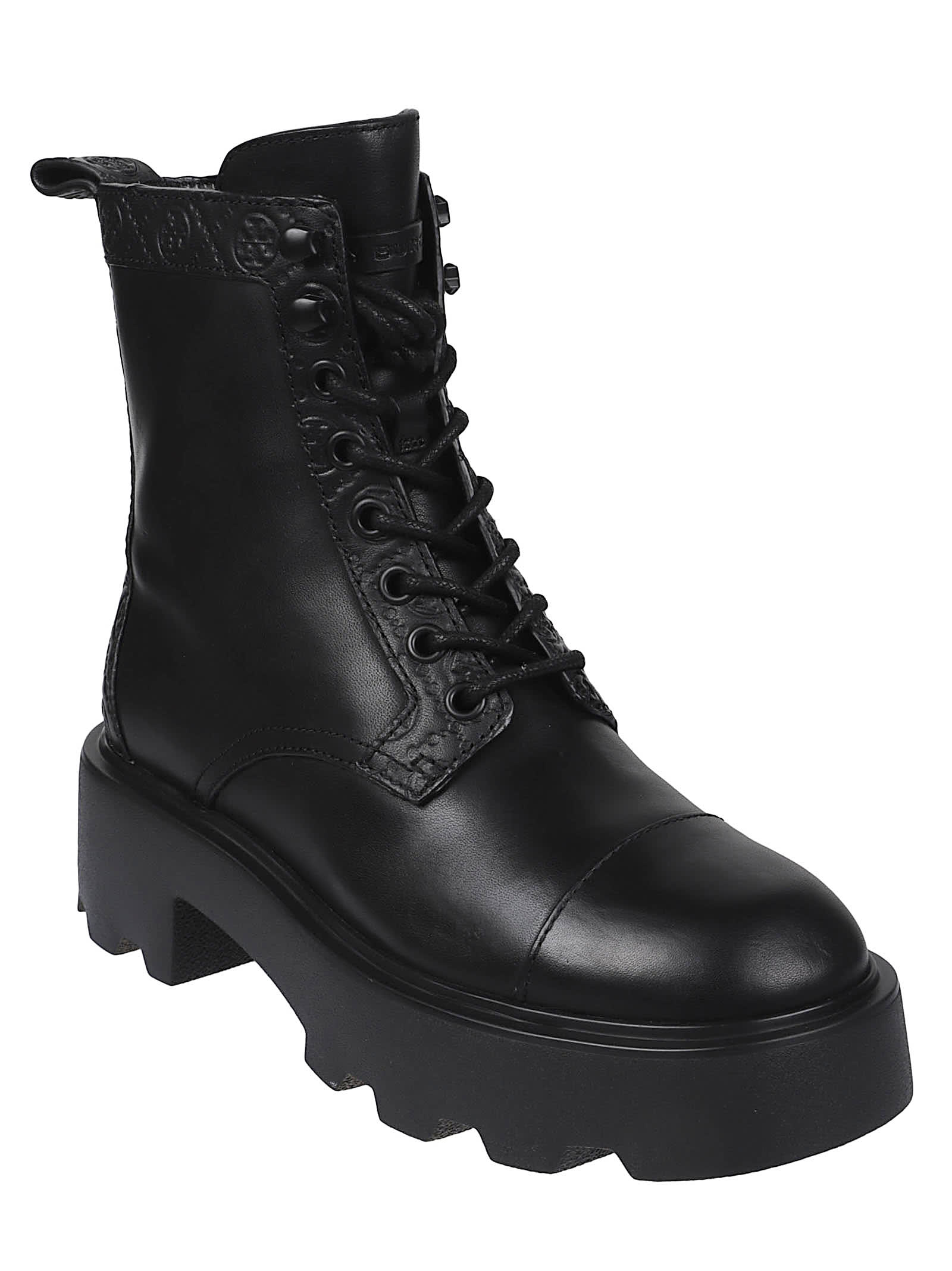 Tory Burch T Monogram Ankle Boots In Multi