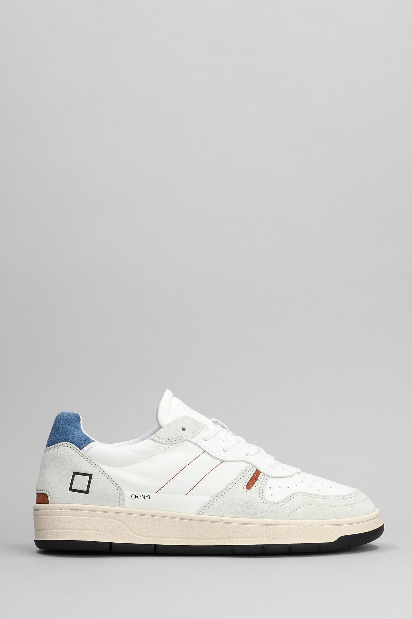 Court 2.0 Sneakers In White Leather And Fabric