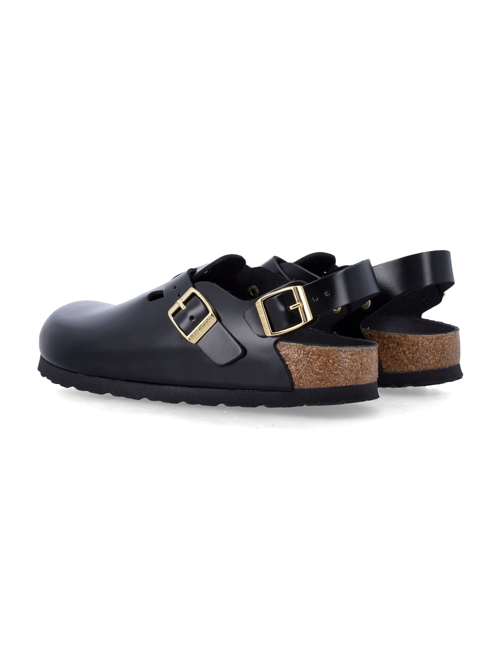 Birkenstock Amalfi Leather Sandals Oversized Buckle In Multi