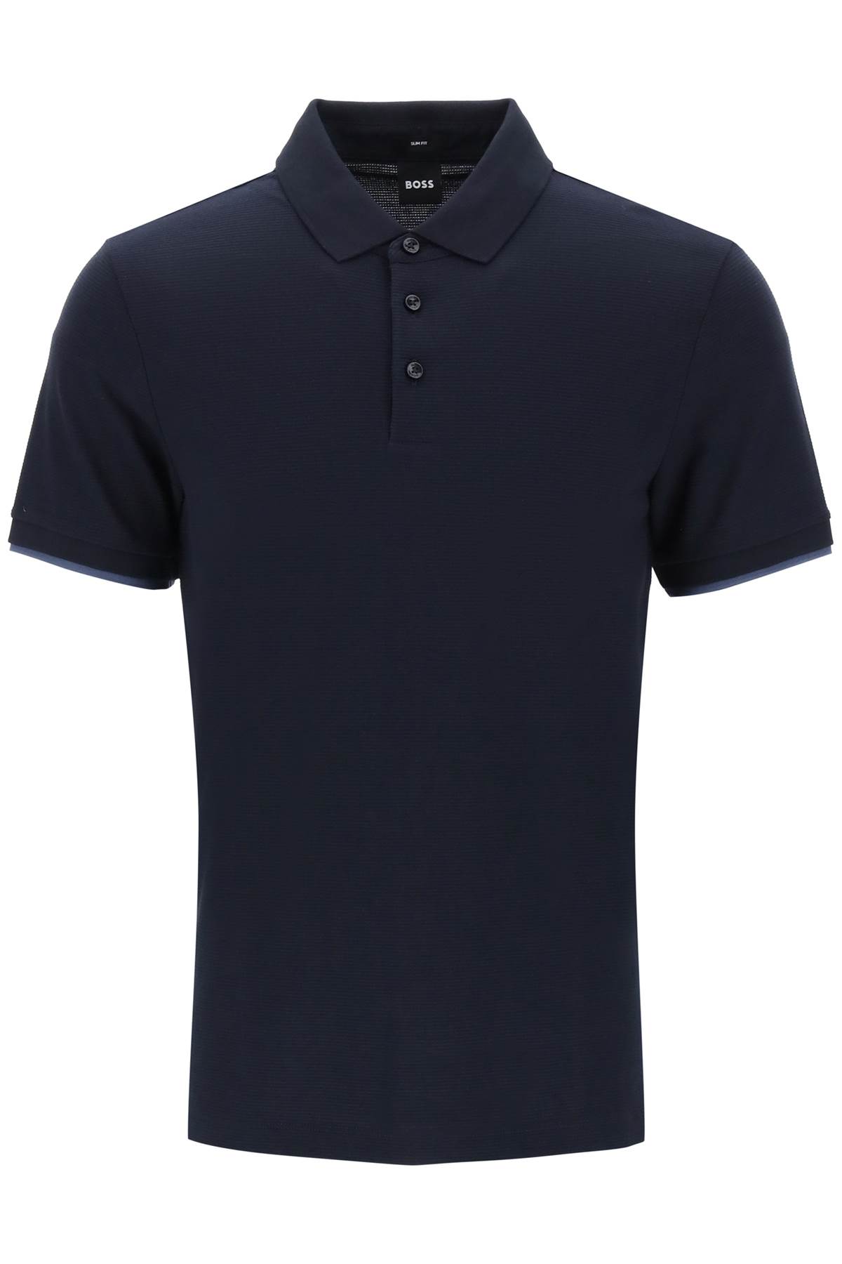 Shop Hugo Boss Phillipson Polo Shirt In Dark Blue (blue)
