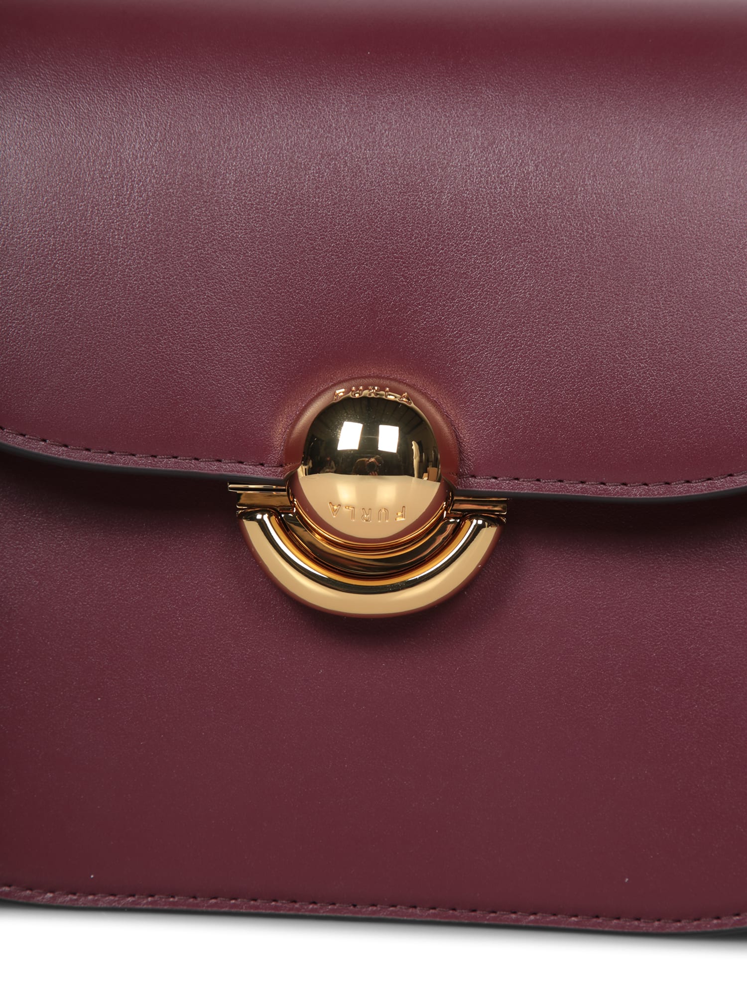 Shop Furla Sfera Crossbody Bag Bordeaux