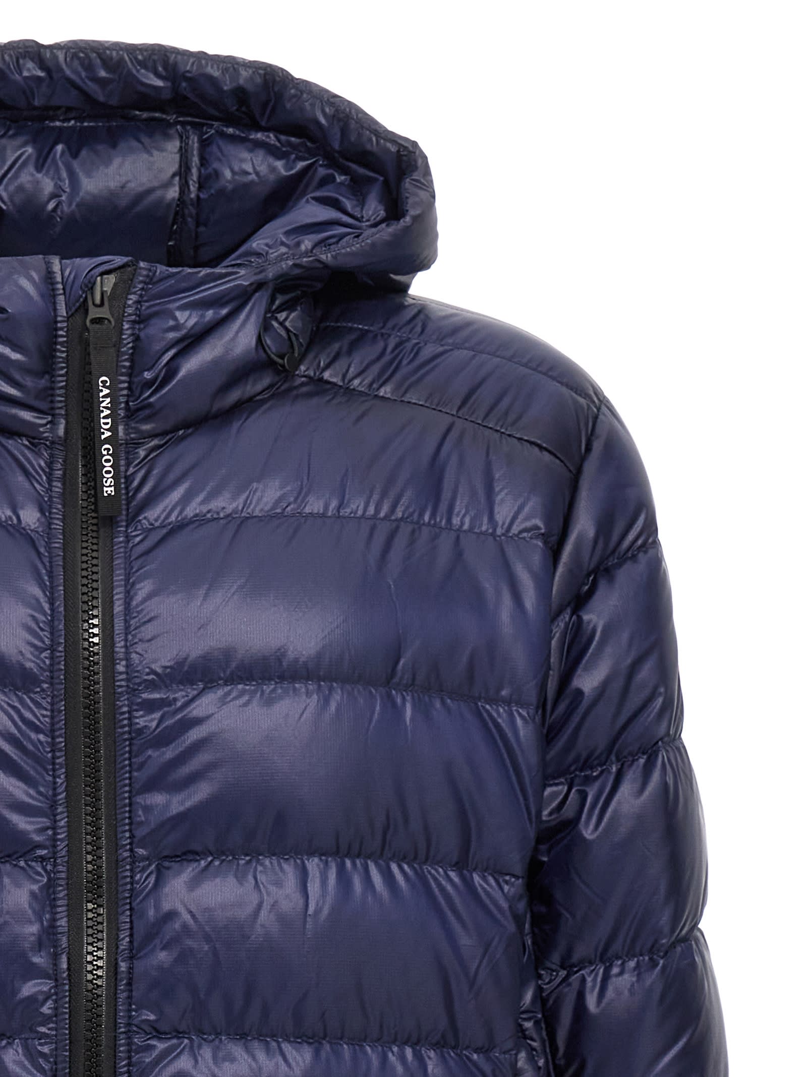 Shop Canada Goose Crofton Down Jacket In Blue