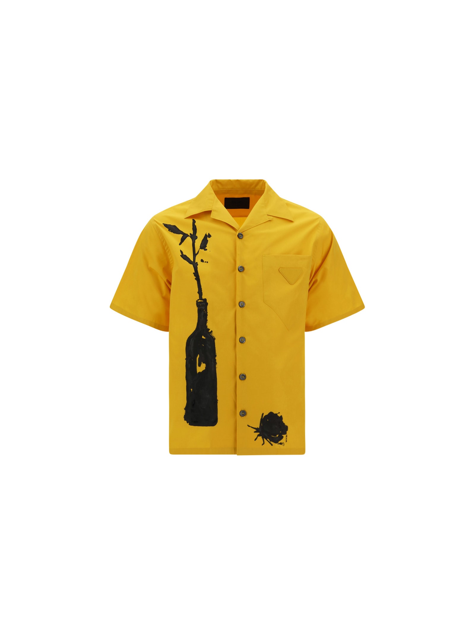 Prada Shirt In Yellow