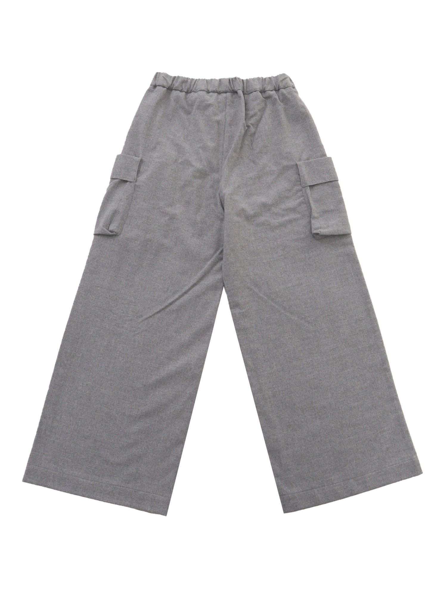 Shop Il Gufo Pants In Grey