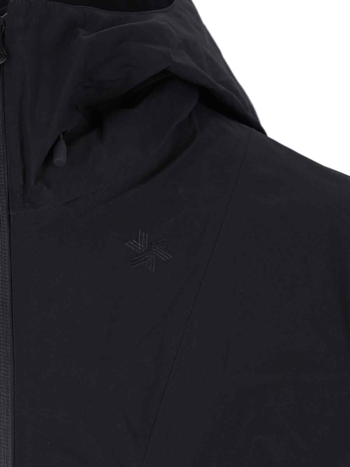 Goldwin Zip Tech Jacket In Black