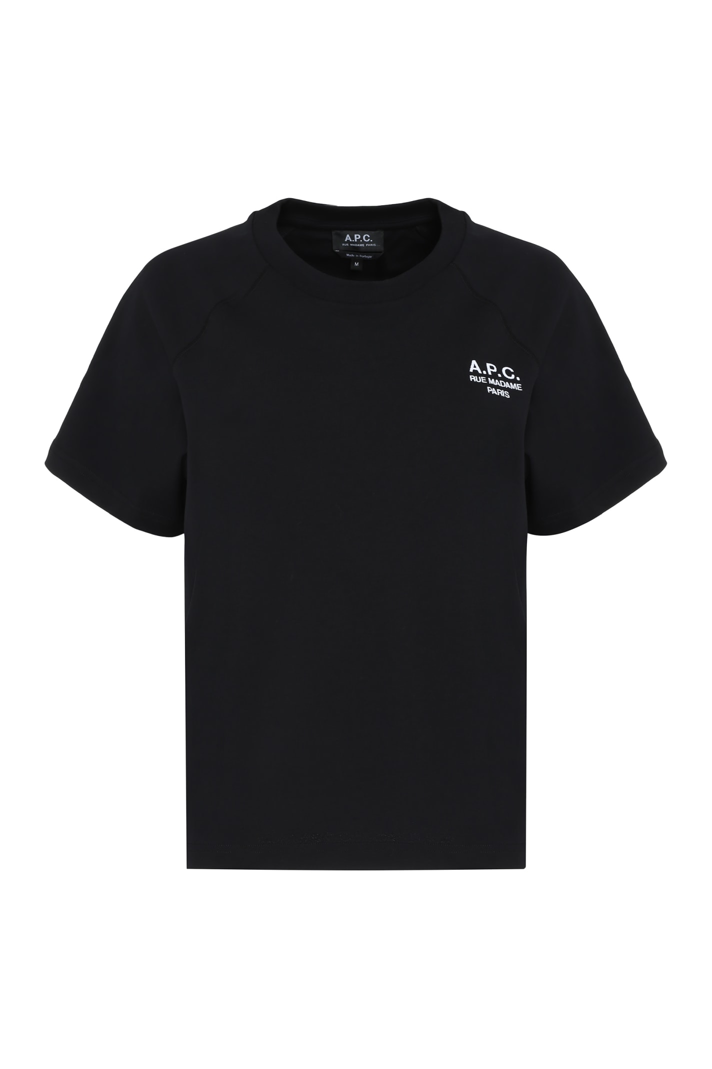 Shop Apc Michele Cotton T-shirt In Black