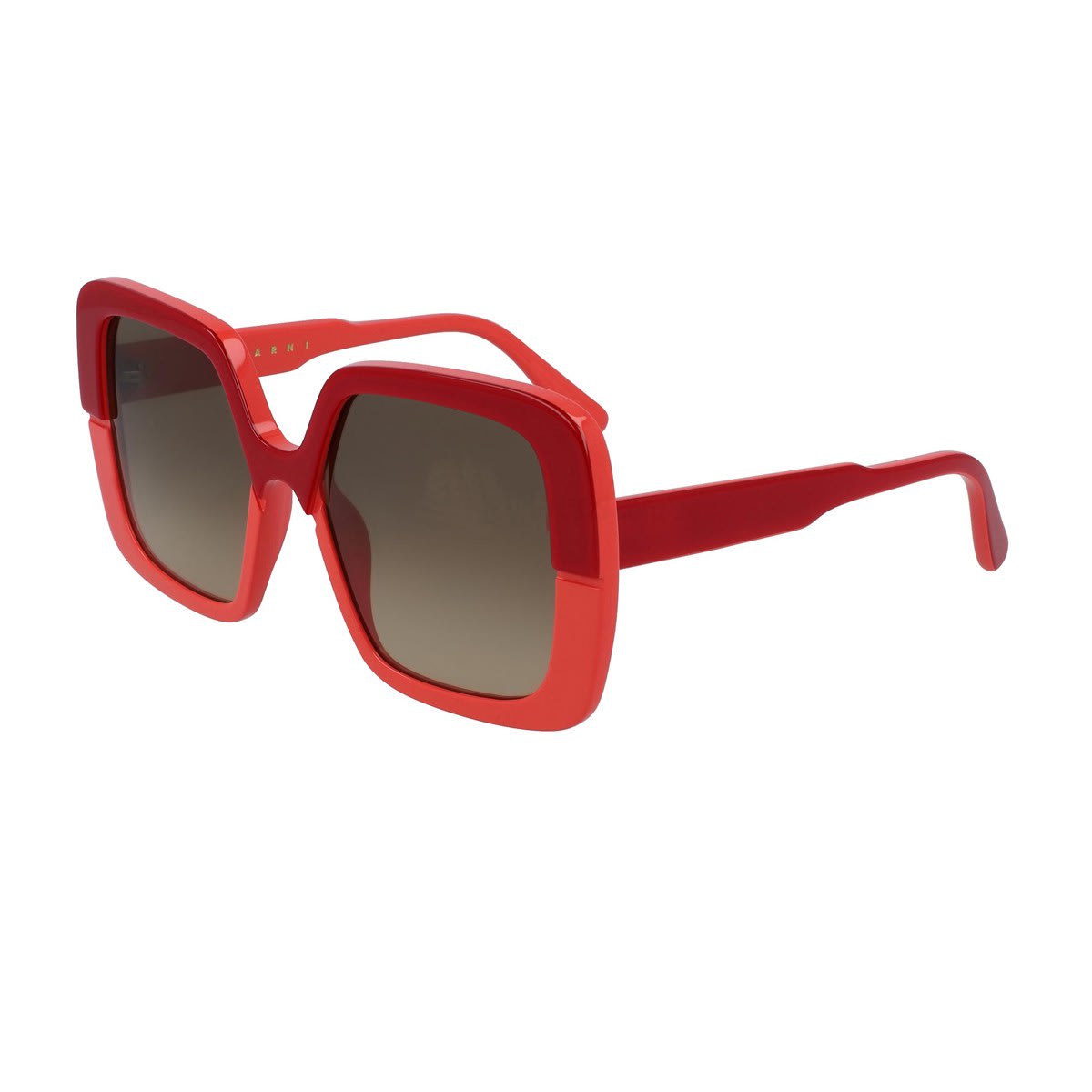 Marni Eyewear Me643s Sunglasses In Rosso