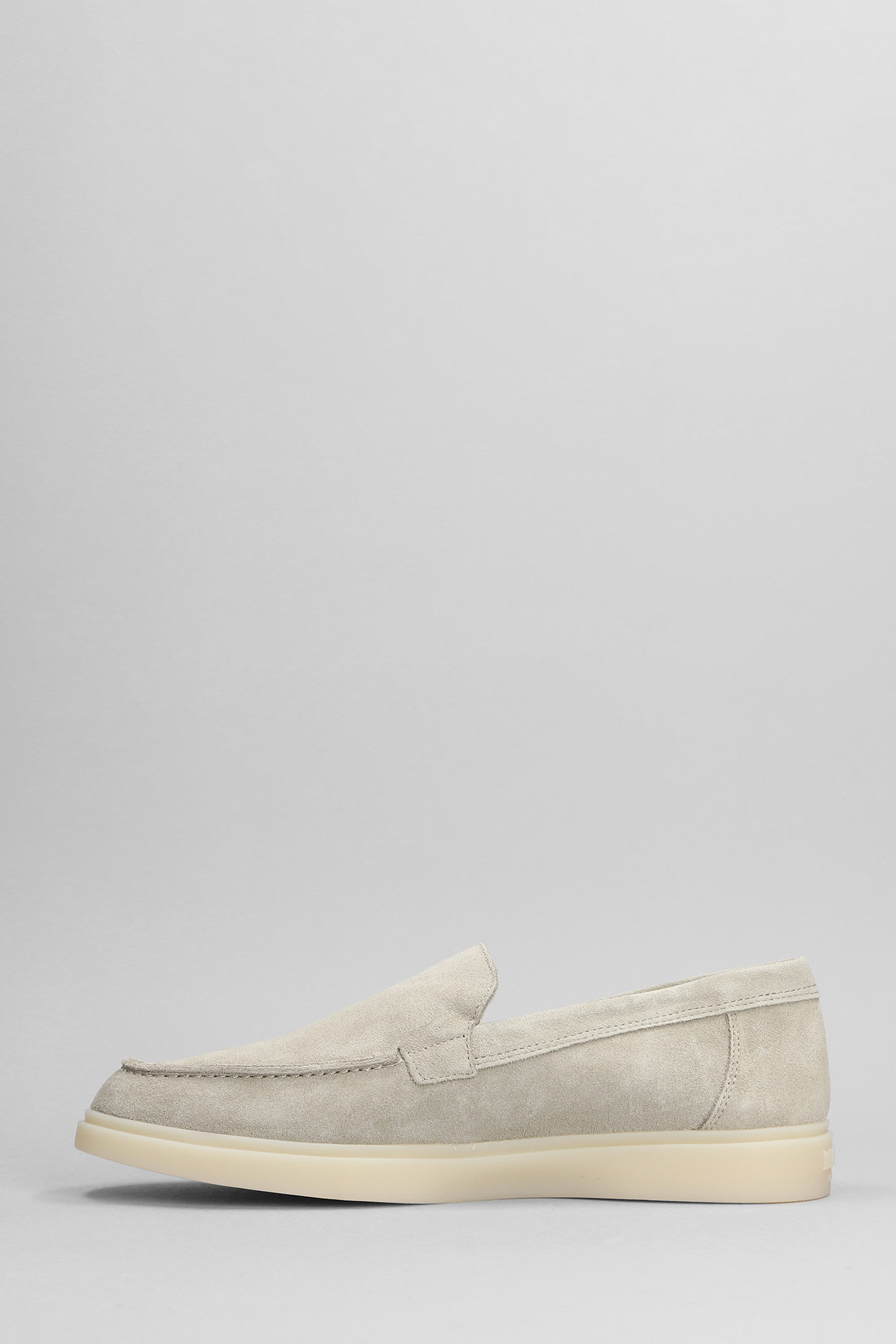 Shop Mason Garments Amalfi Loafers In Taupe Suede