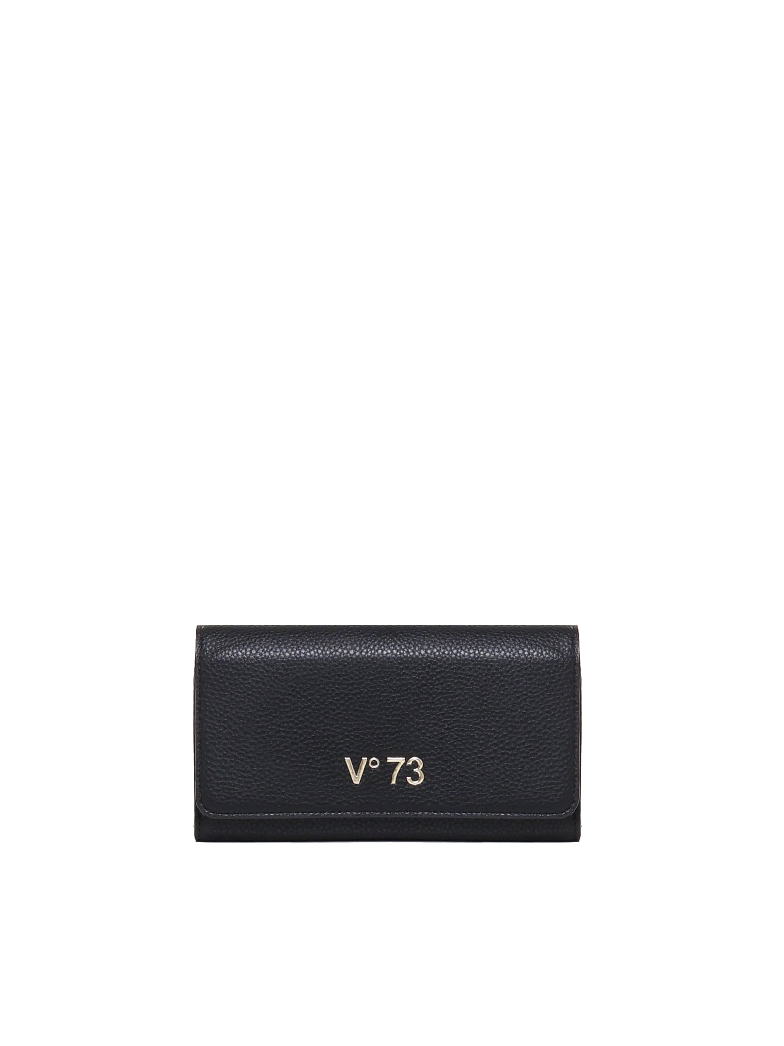 V73 Visia Wallet In Eco-leather In Black