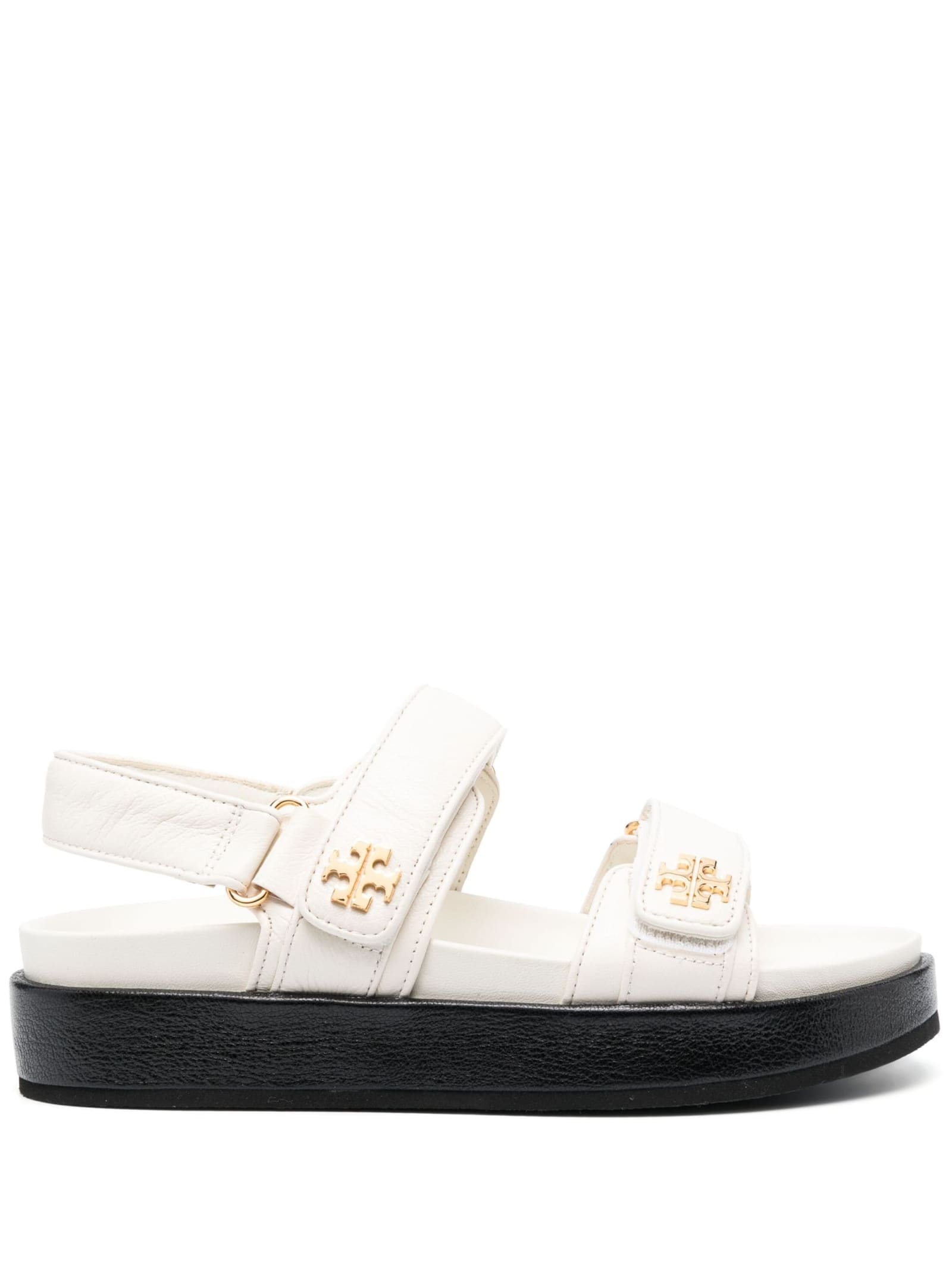 Shop Tory Burch Kira Sporty Sandals In White Leather