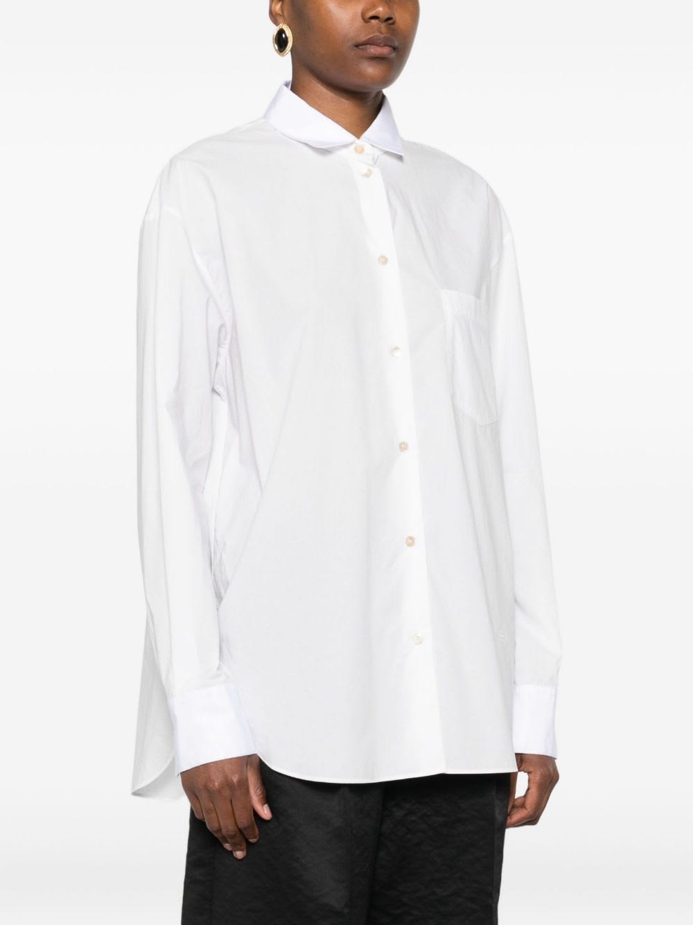 Forte Forte Cotton Shirt In White