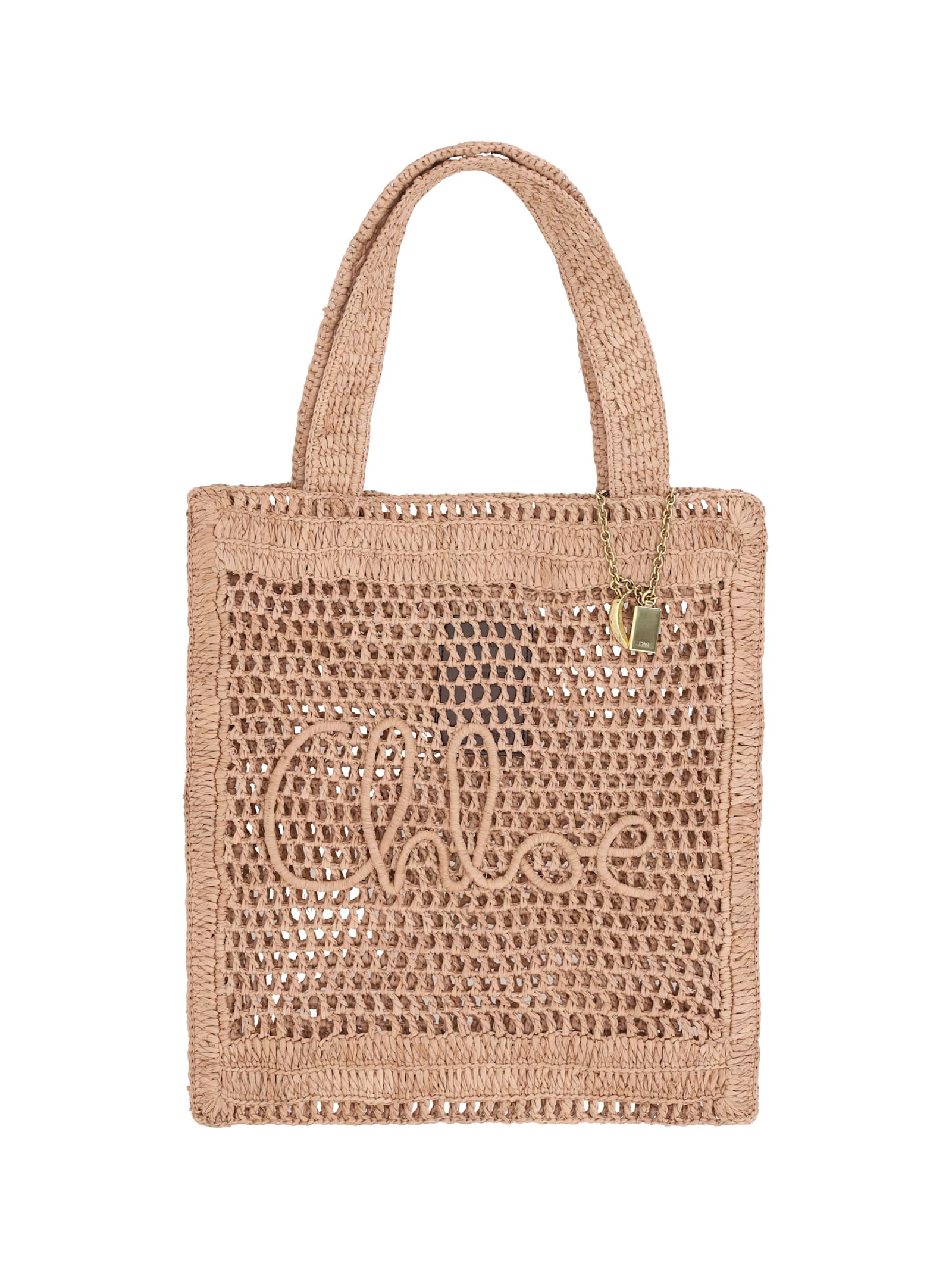 Chloé Summer Banana Tote Bag In Sand