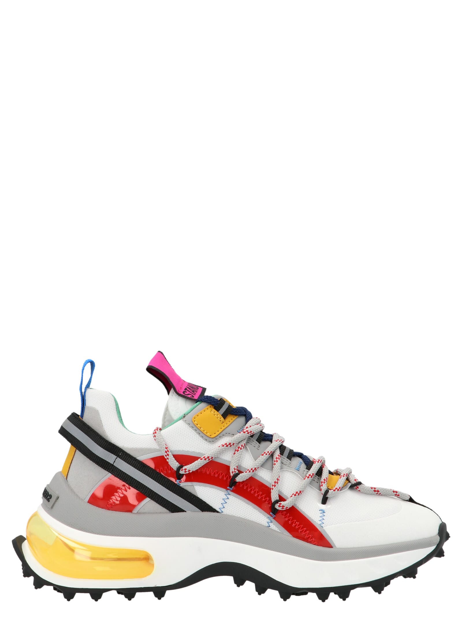 Dsquared2 Running Shoes In White/red