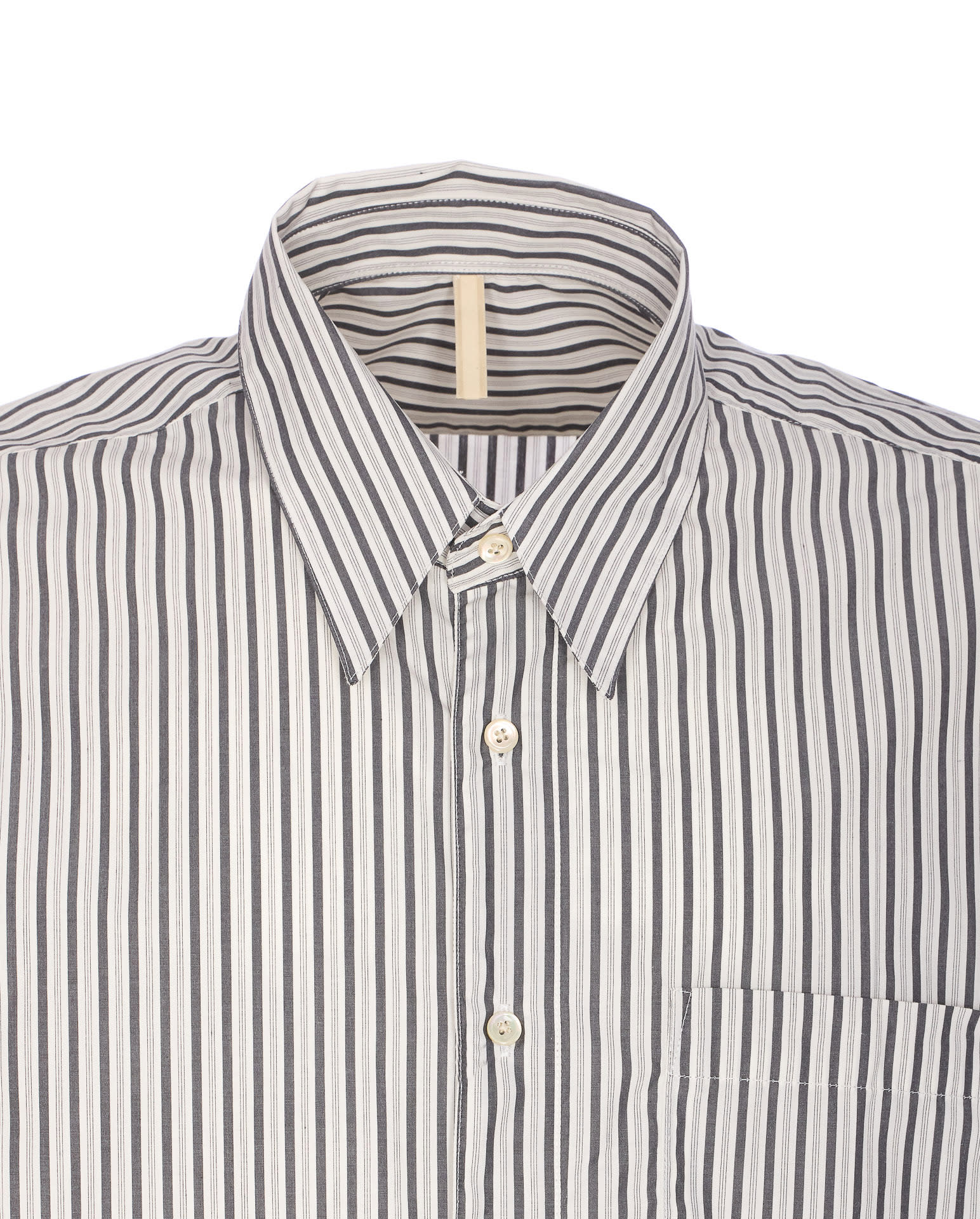 Sunflower Striped Long Sleeve Button Down Shirt In Gray