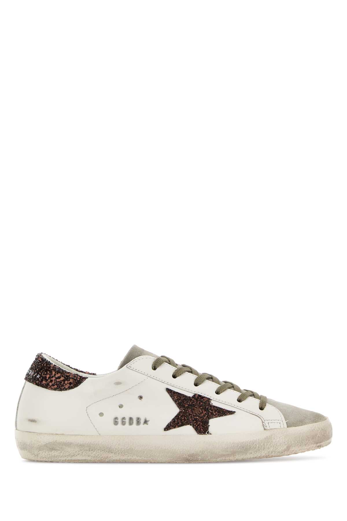 Golden Goose Deluxe Brand Women Super Star Leather Sneakers In Neutral