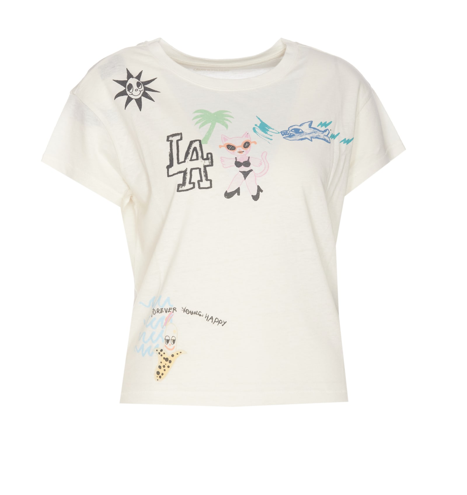 Zadig &amp; Voltaire Chalotte T-shirt In White