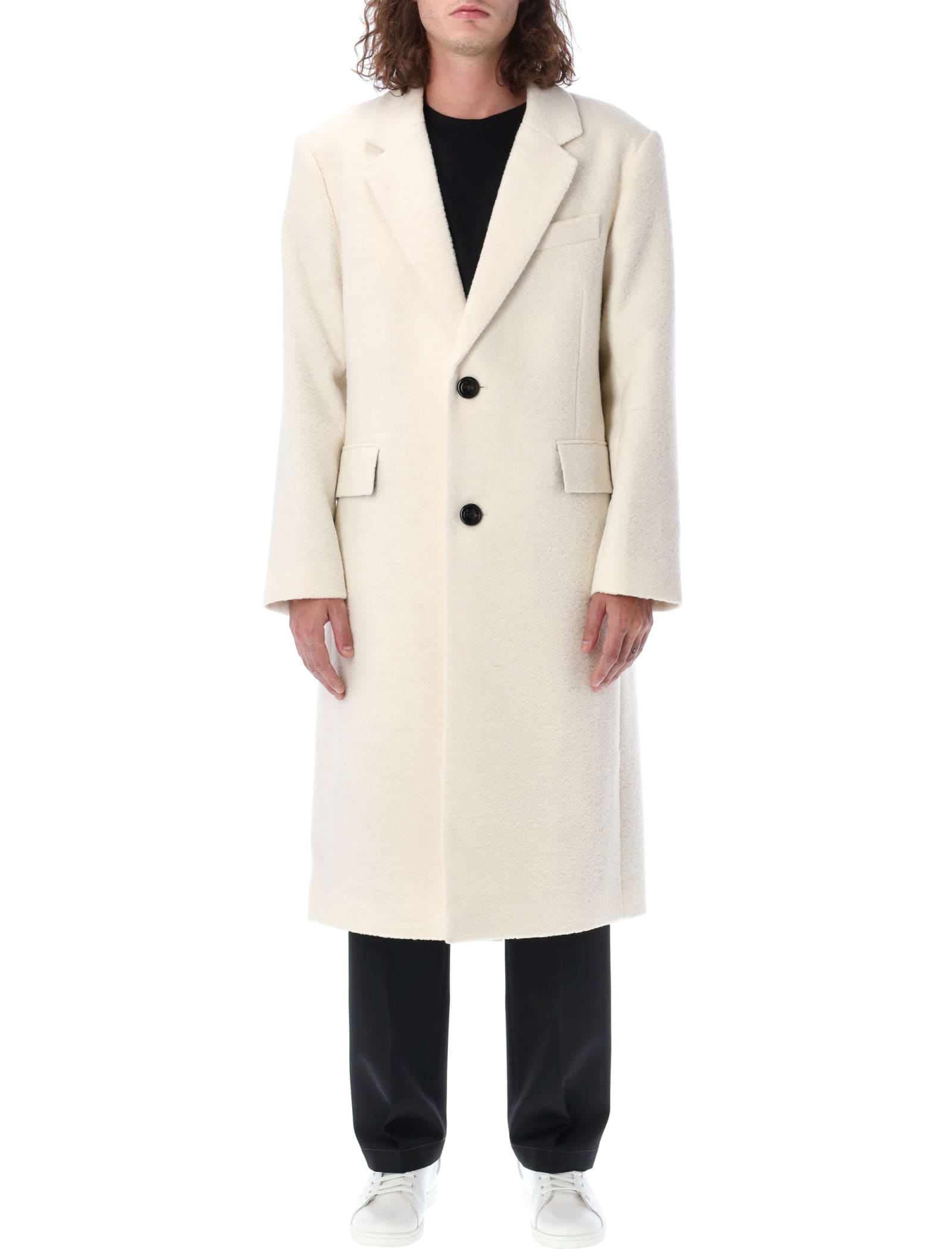 Ami Alexandre Mattiussi Two Buttons Structured Coat