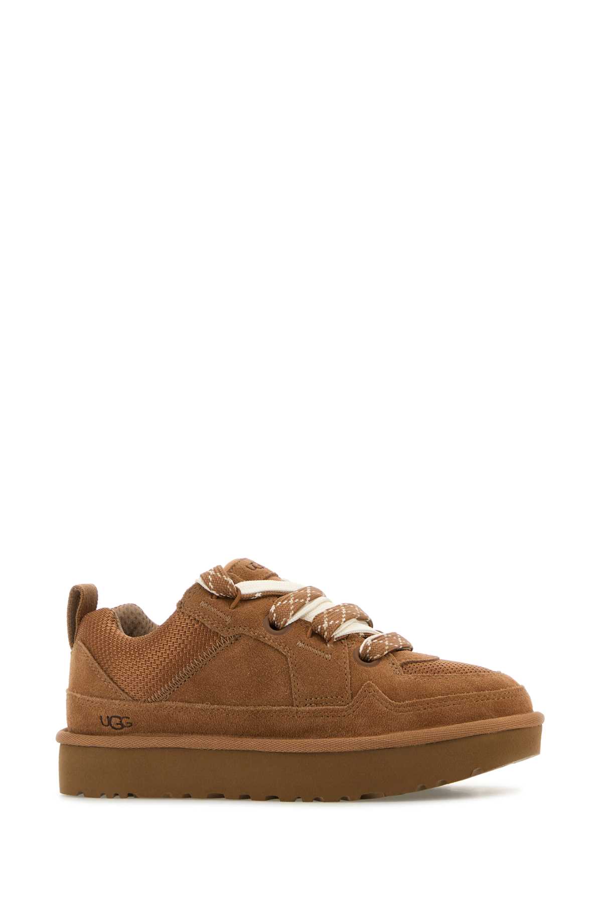 Ugg Biscuit Suede And Mesh Lowmel Sneakers In Brown