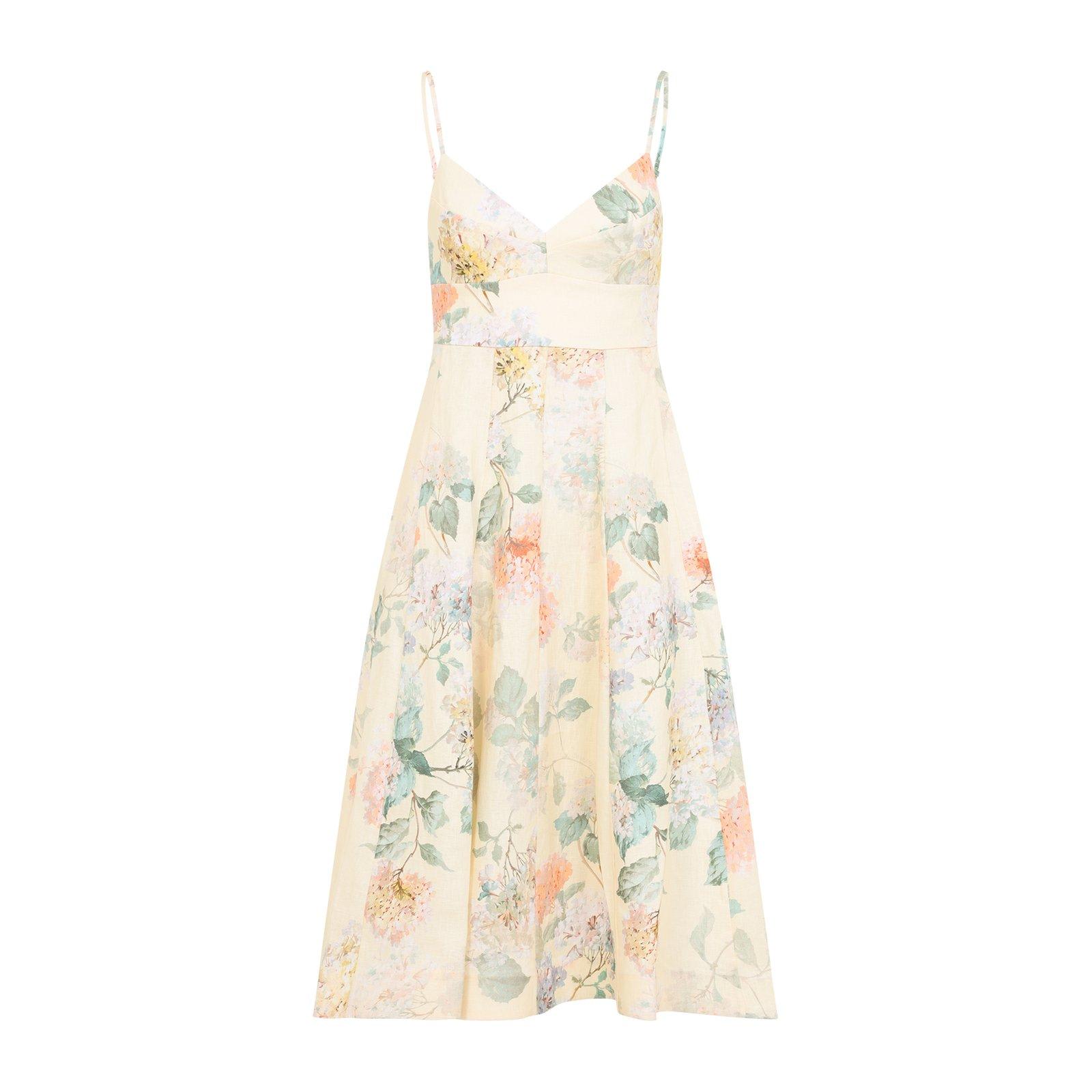 Zimmermann Illuminate Picnic Flared Midi Dress