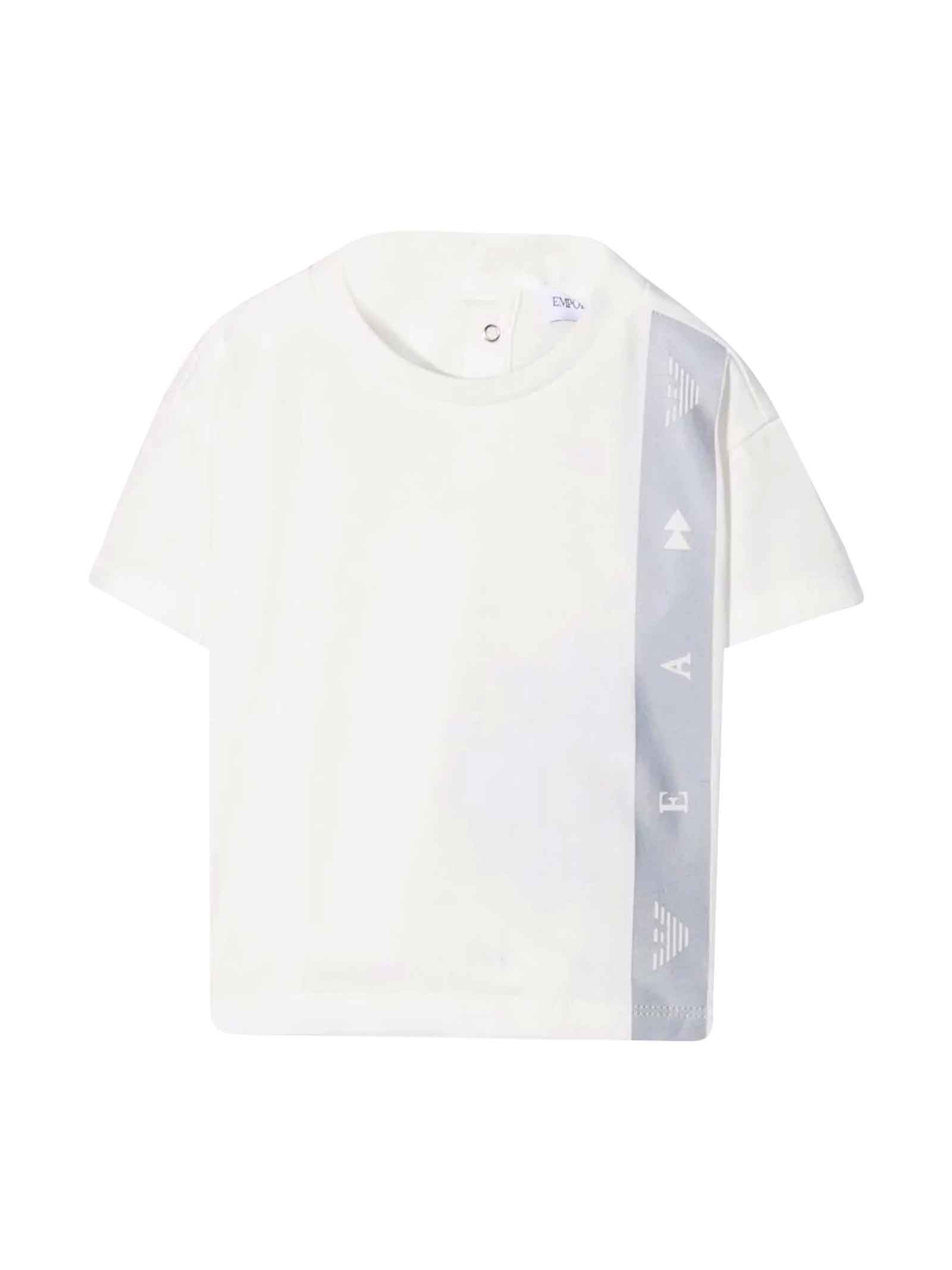 Emporio Armani Newborn White T-shirt