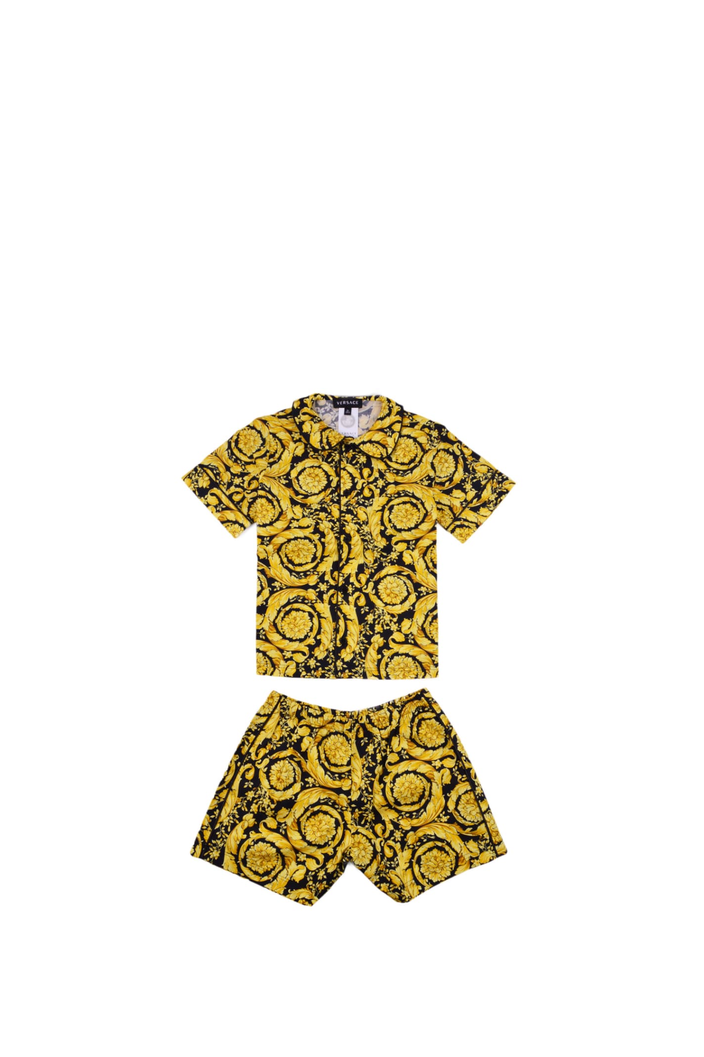 Versace shorts and shirt on sale set