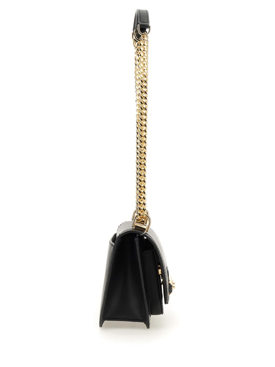 Shop Michael Kors Extra-small Heather Shoulder Bag In Black