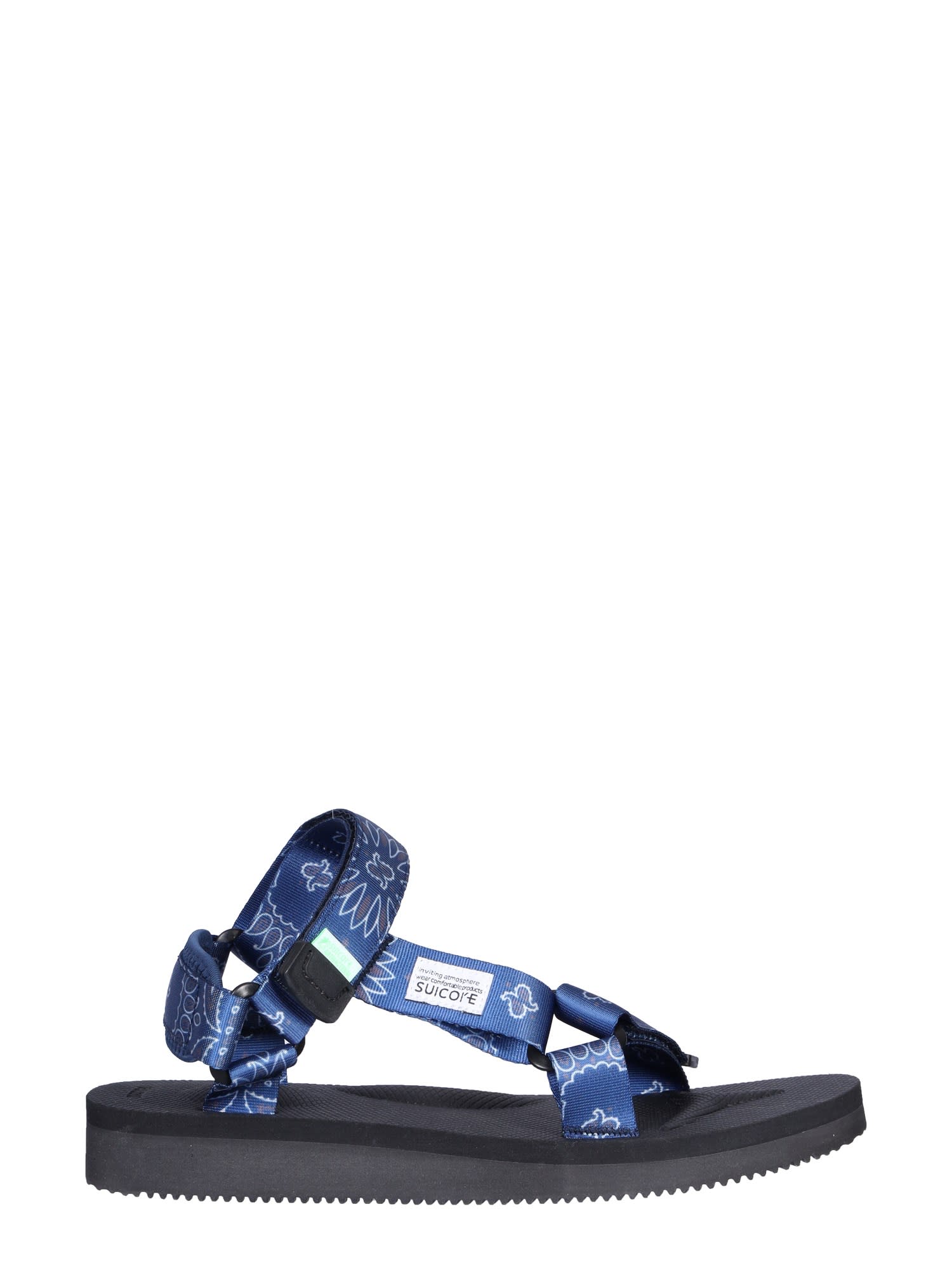 Suicoke Sandalo Depa Cab Pt02 In Blue