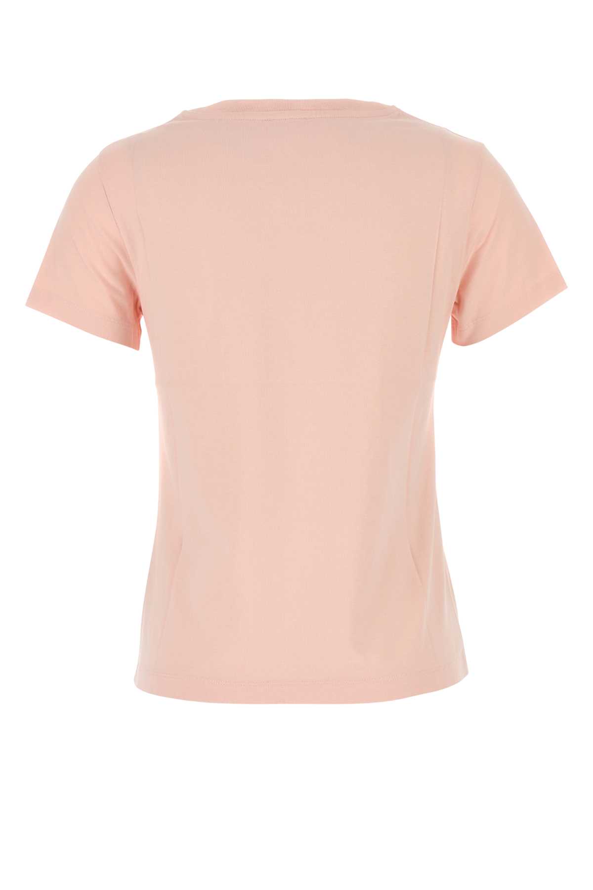 Shop Kenzo Pink Cotton T-shirt In Fadedpink