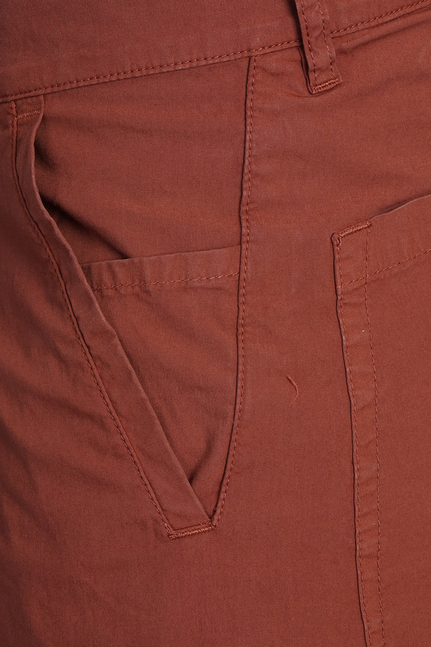 Shop Barena Venezia Reve Pants In Rust Cotton