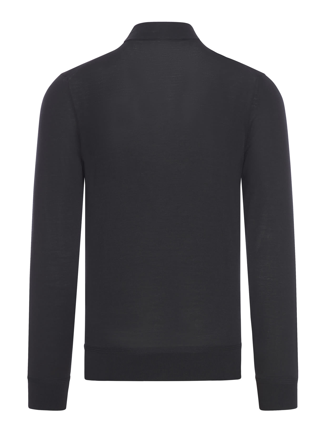 Shop Tom Ford Fine Gauge Merino Mock Neck In Black