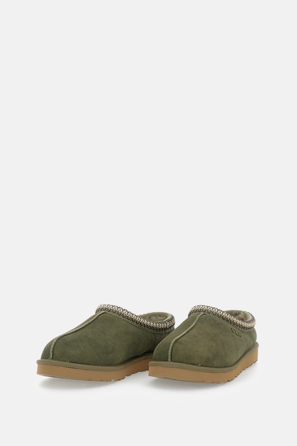 Ugg Tasman Baxter Slippers Burnt Olive In Green