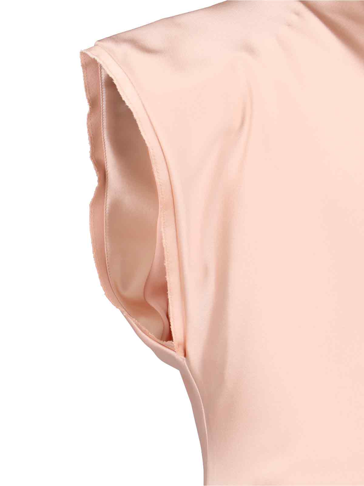 Ami Alexandre Mattiussi Sleeveless Knee Length Dress With Seam Design In Pink