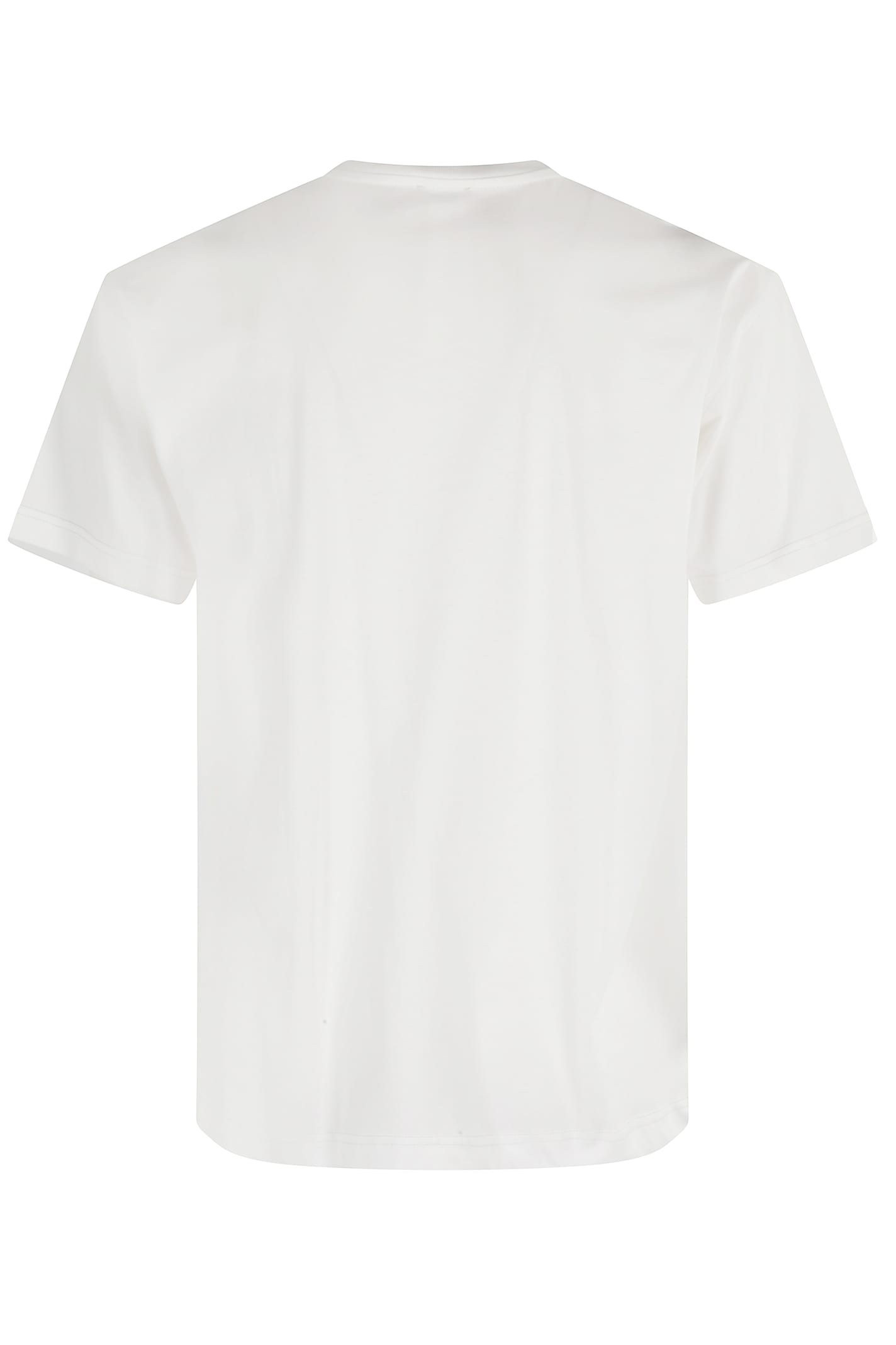 Diesel Crewneck Graphic Print T-shirt With Velvet Logo In White