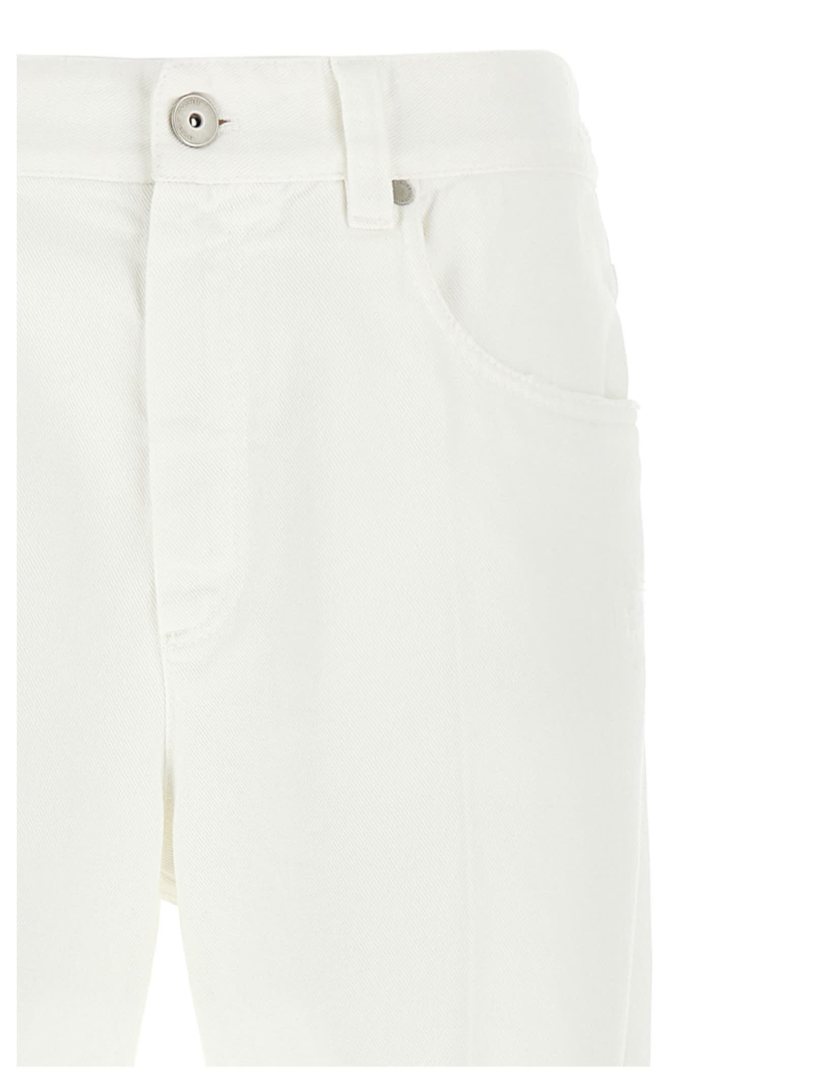 Brunello Cucinelli Wide-leg Trousers In Naturale