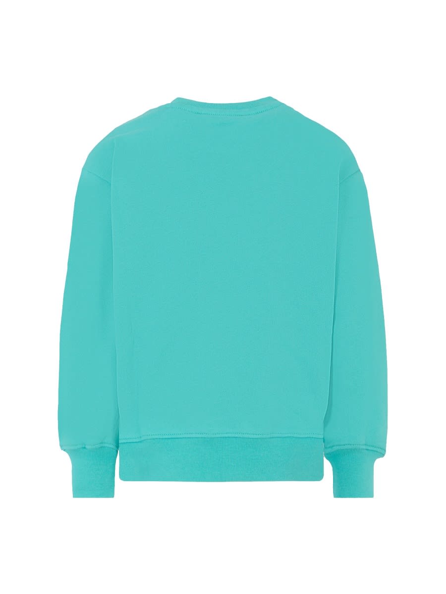 Msgm Jersey With Logo In Blue