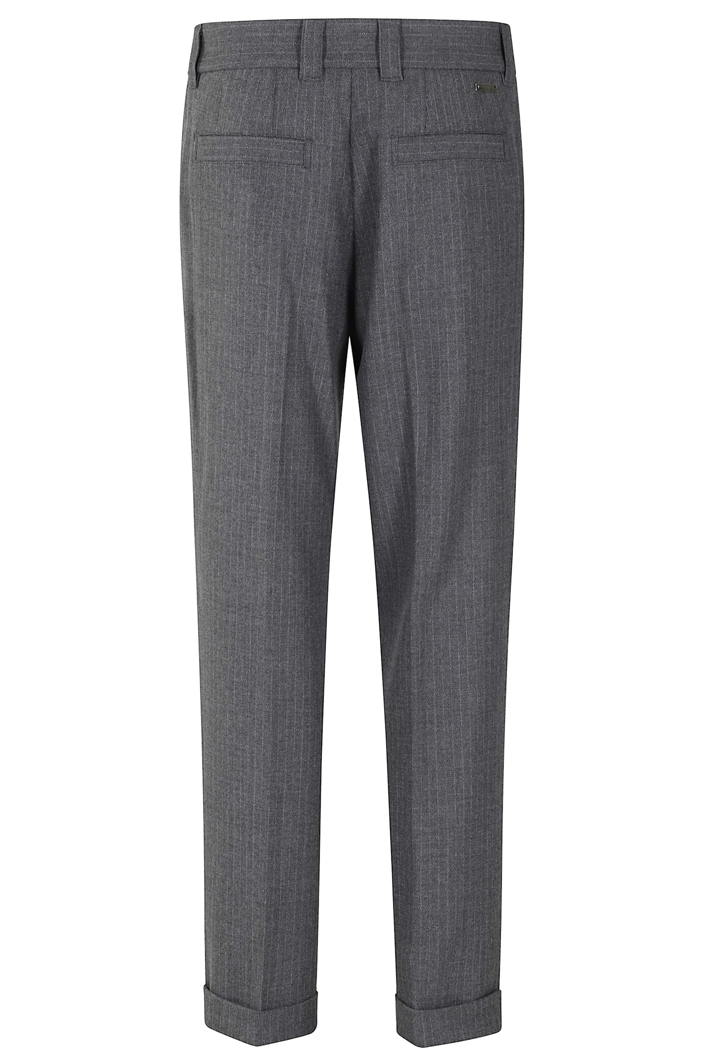 Paolo Pecora Pantalone Tessuto In Gray