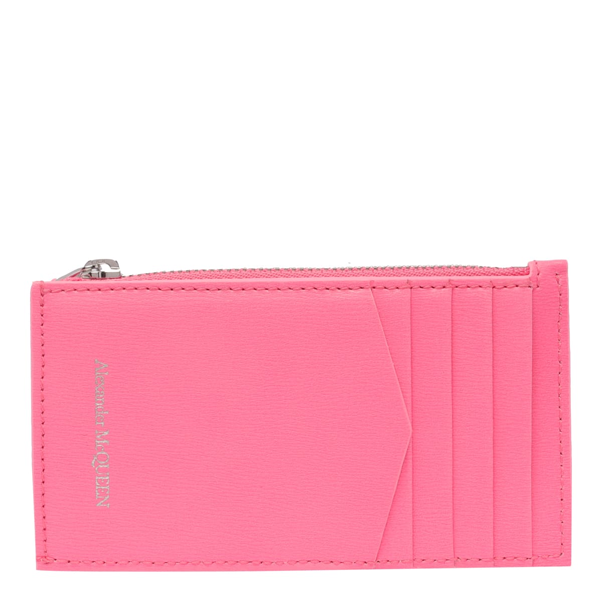 Shop Alexander Mcqueen Coin Holder In Pink