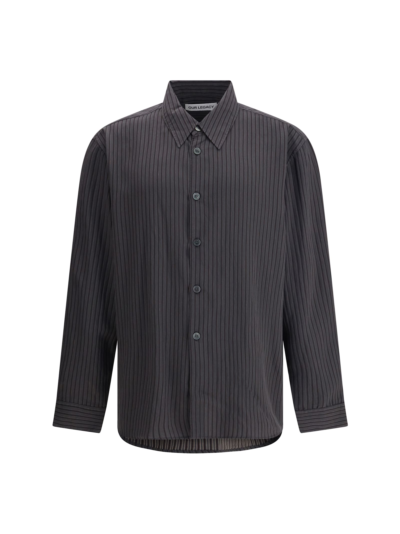 Our Legacy Beyond Striped Button-fastening Shirt In Multi